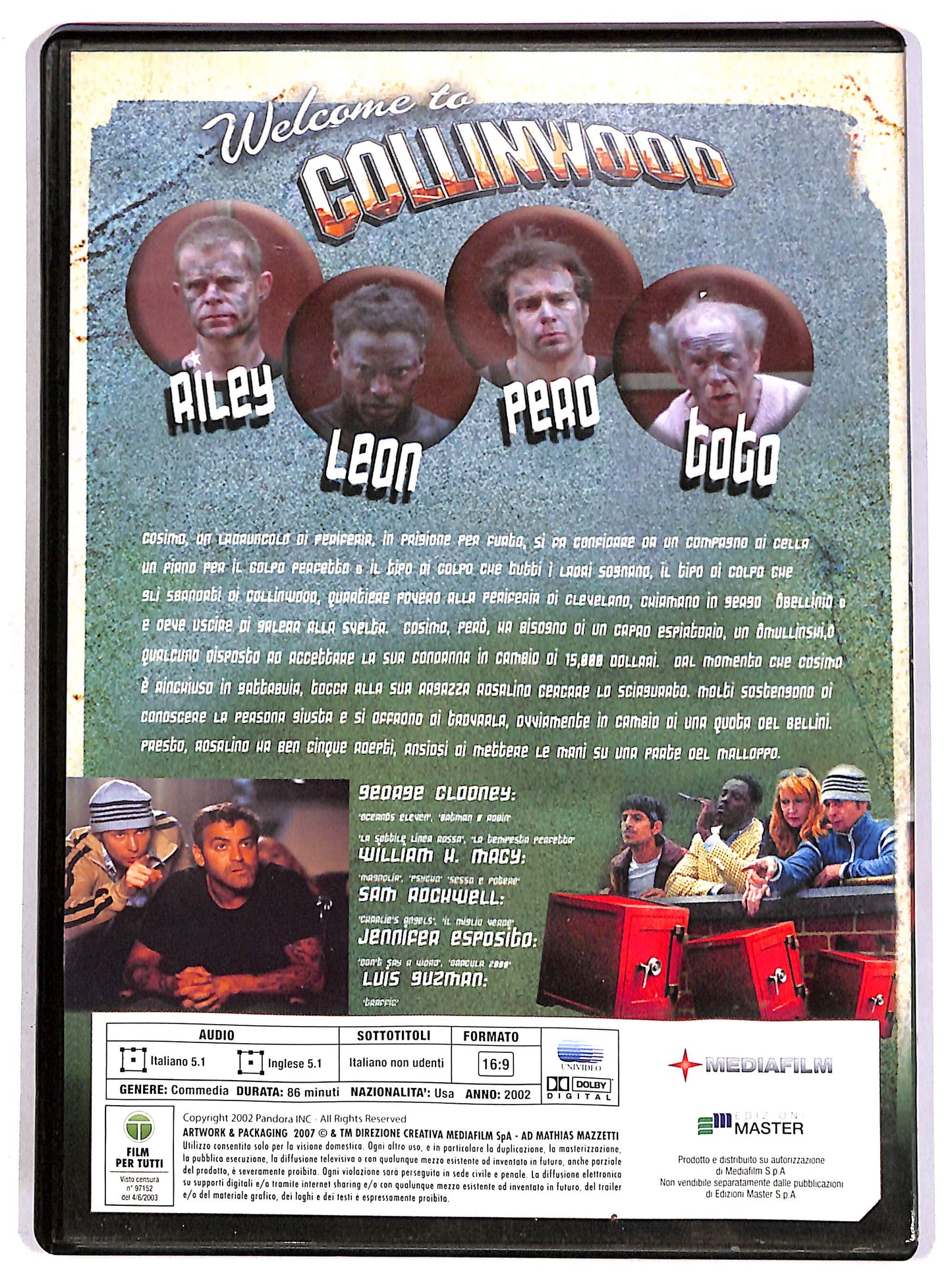 EBOND Welcome to Collinwood EDITORIALE DVD D700660