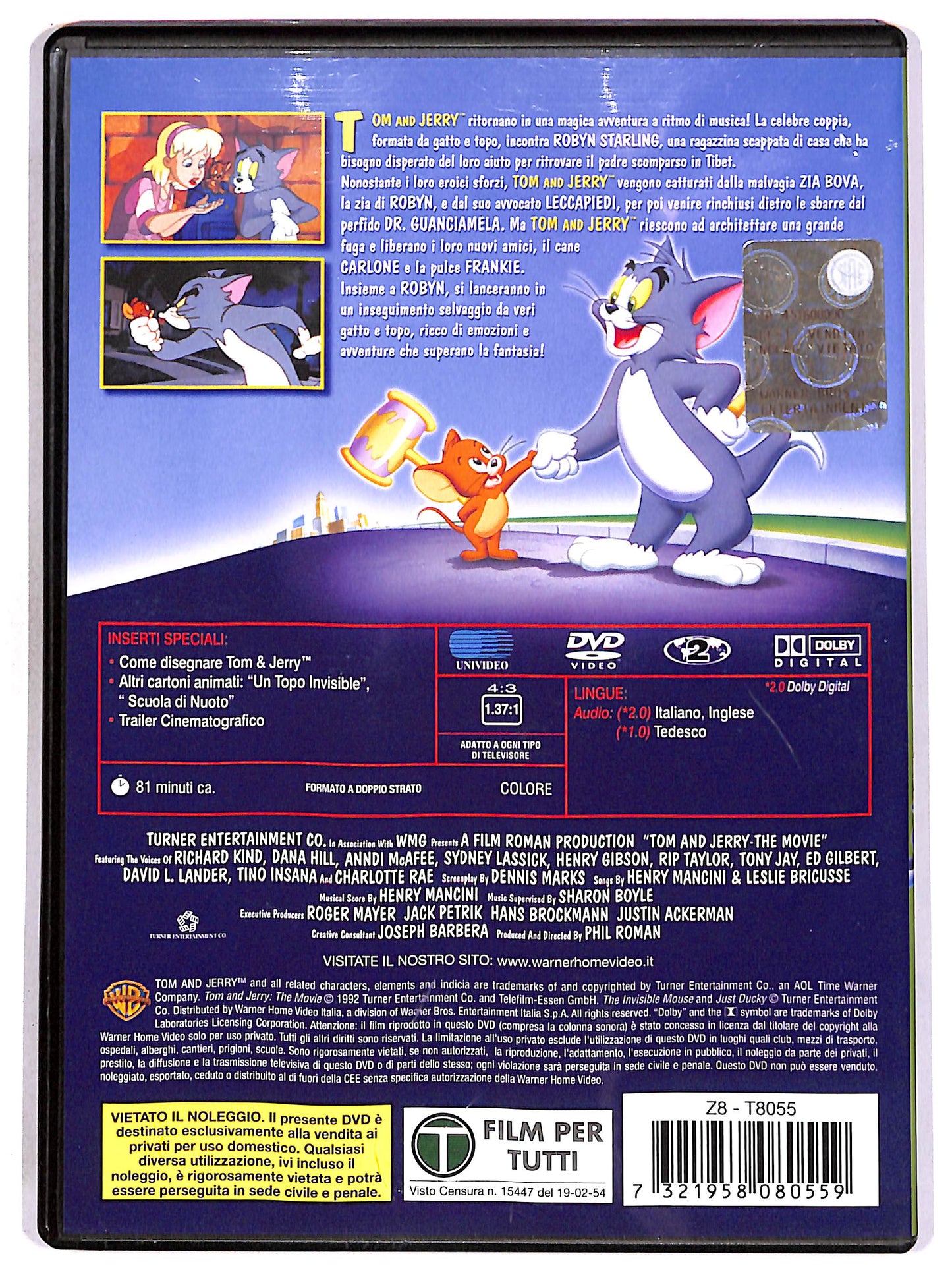 EBOND Tom & Jerry - Il film DVD D700750