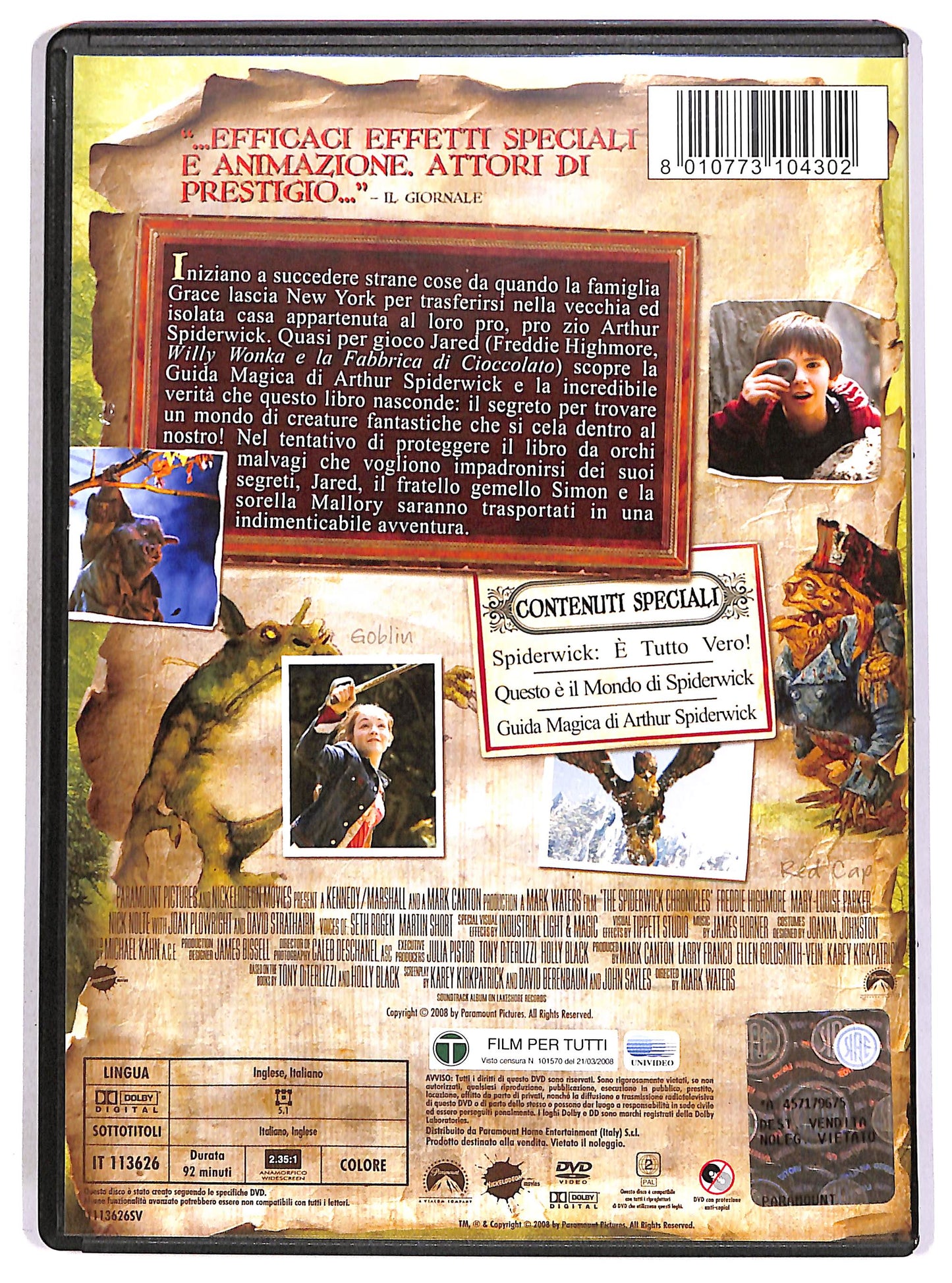 EBOND The Spiderwick - Le cronache DVD D700762