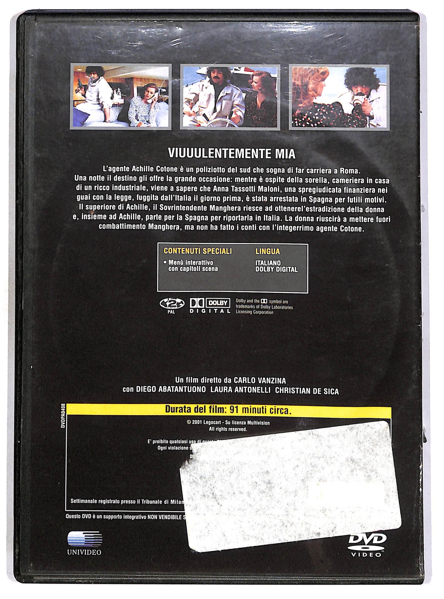 EBOND Viuuulentemente mia - Panorama EDITORIALE DVD D700939