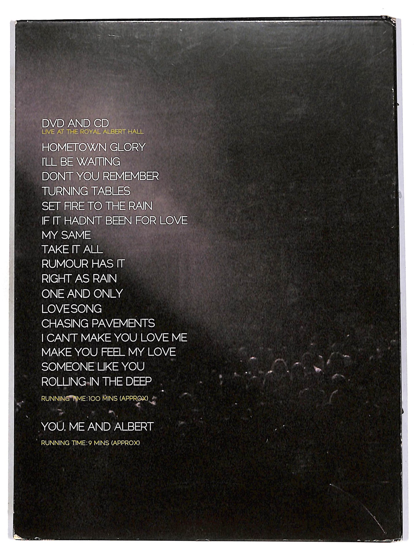 EBOND Adele - Live At The Royal Albert Hall (2 dischi) DIGIPACK DVD D700966