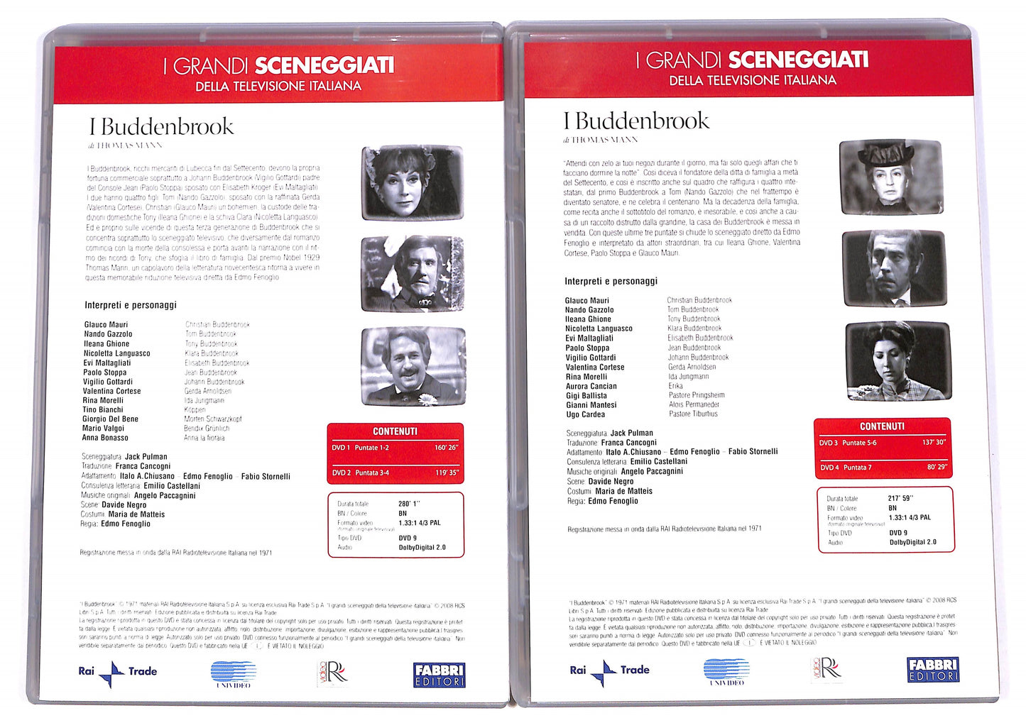 EBOND I Grandi Sceneggiati - I Buddenbrook - Puntate 1-7 EDITORIALE DVD D701026