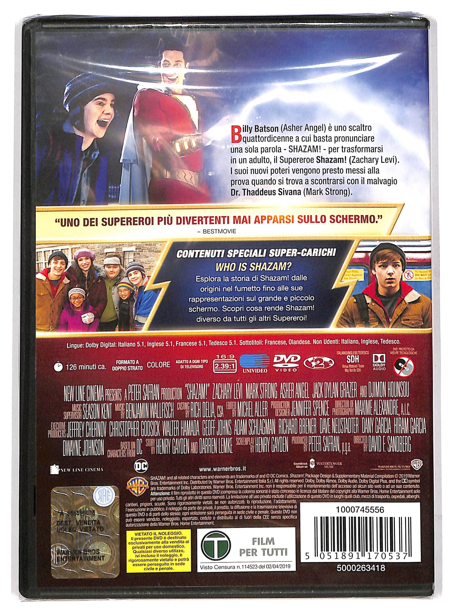 EBOND Shazam! DVD D701204