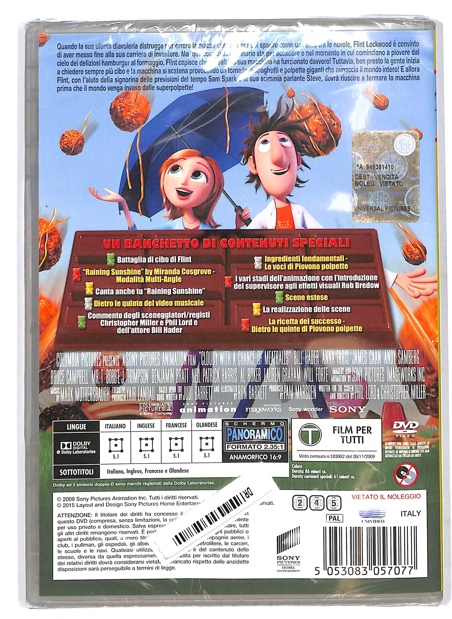 EBOND Piovono polpette DVD D701420