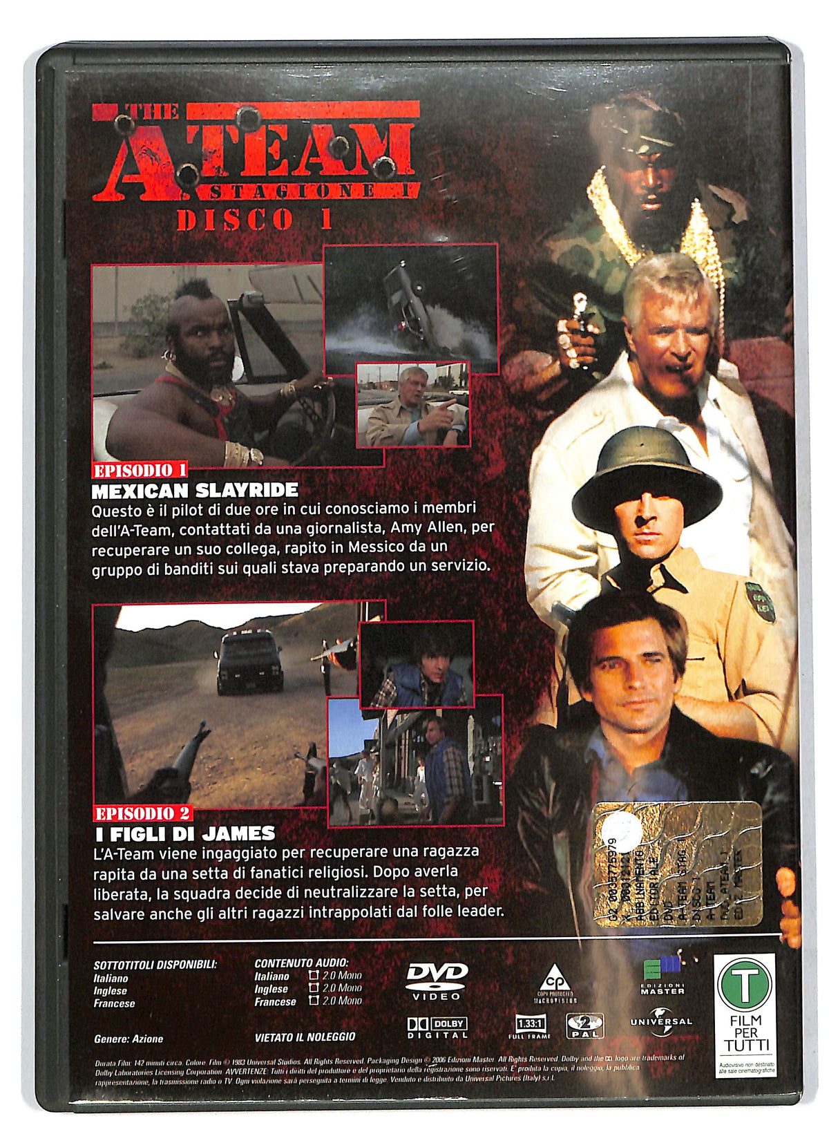 EBOND A-Team Volume 1 Stagione 1 Disco 1 EDITORIALE DVD D701445