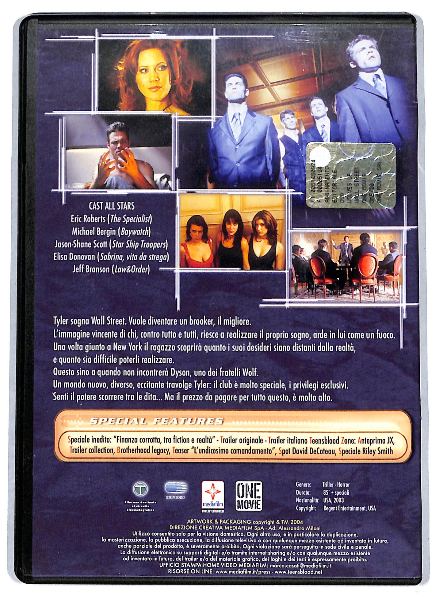 EBOND wolves of wall street EDITORIALE DVD D701622