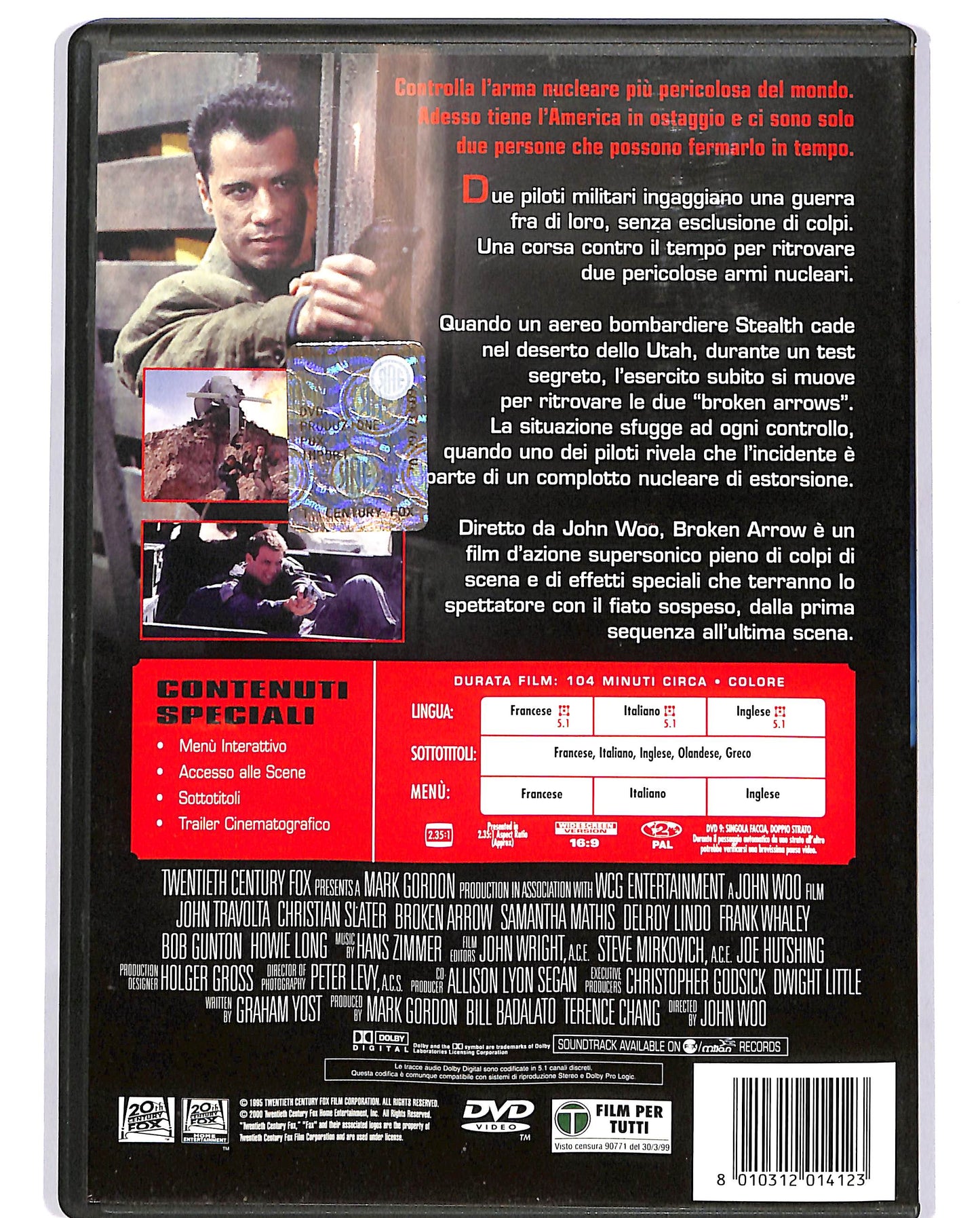 EBOND Nome in codice: Broken Arrow DVD D701946
