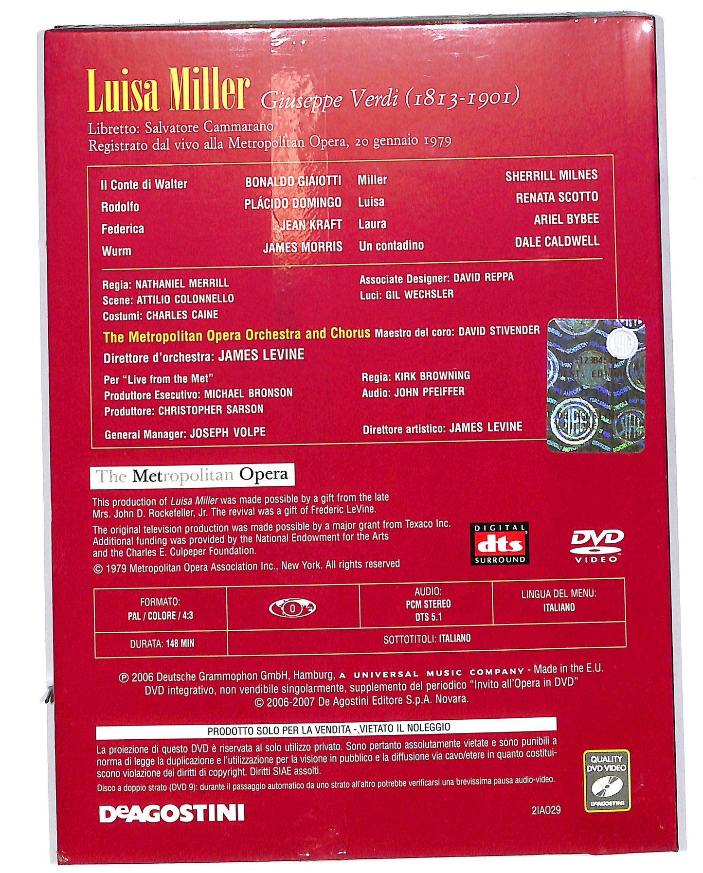 EBOND Luisa Miller - Invito all'Opera Volume 29 EDITORIALE DVD D702067