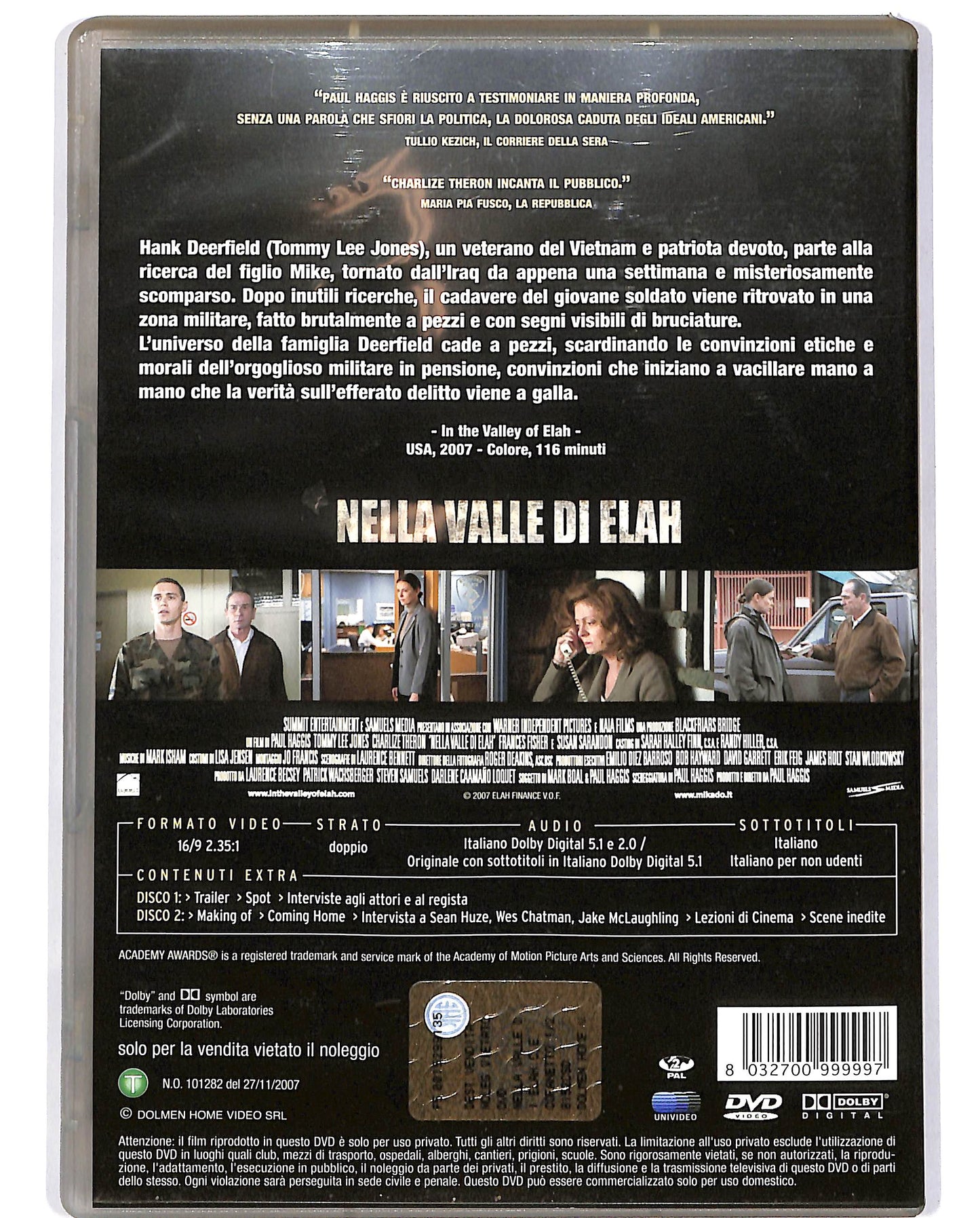 EBOND Nella valle di Elah DVD D702071