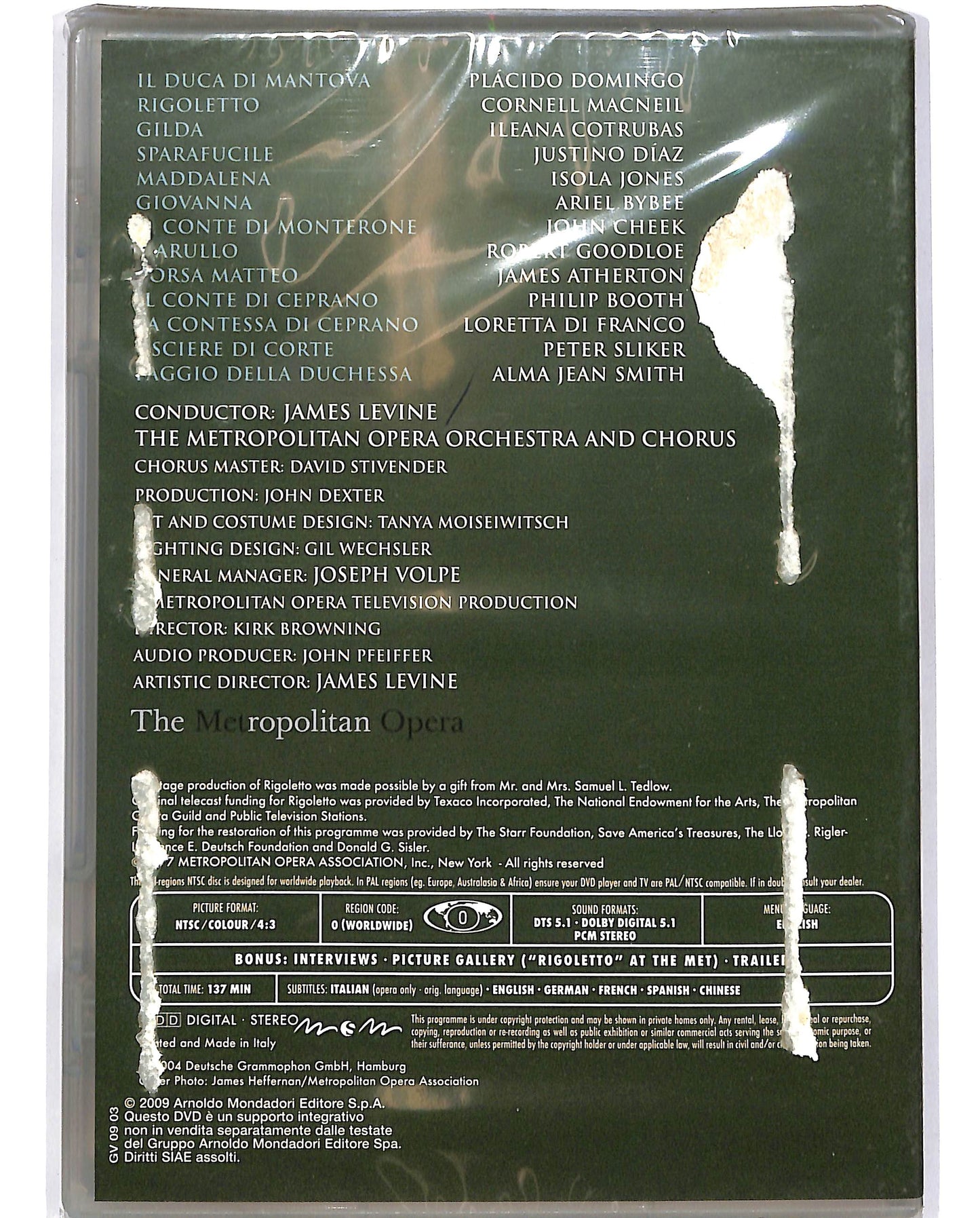 EBOND Rigoletto-Giuseppe Verdi EDITORIALE DVD D702120