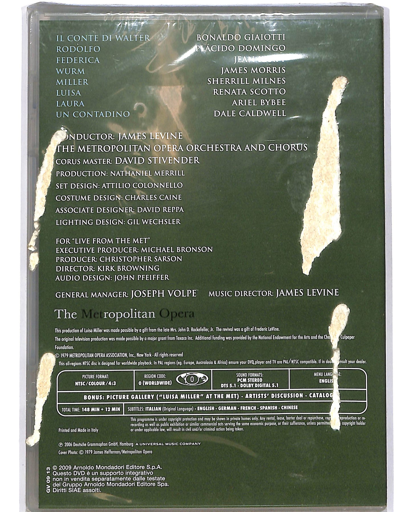 EBOND Luisa Miller - Giuseppe Verdi EDITORIALE DVD D702137