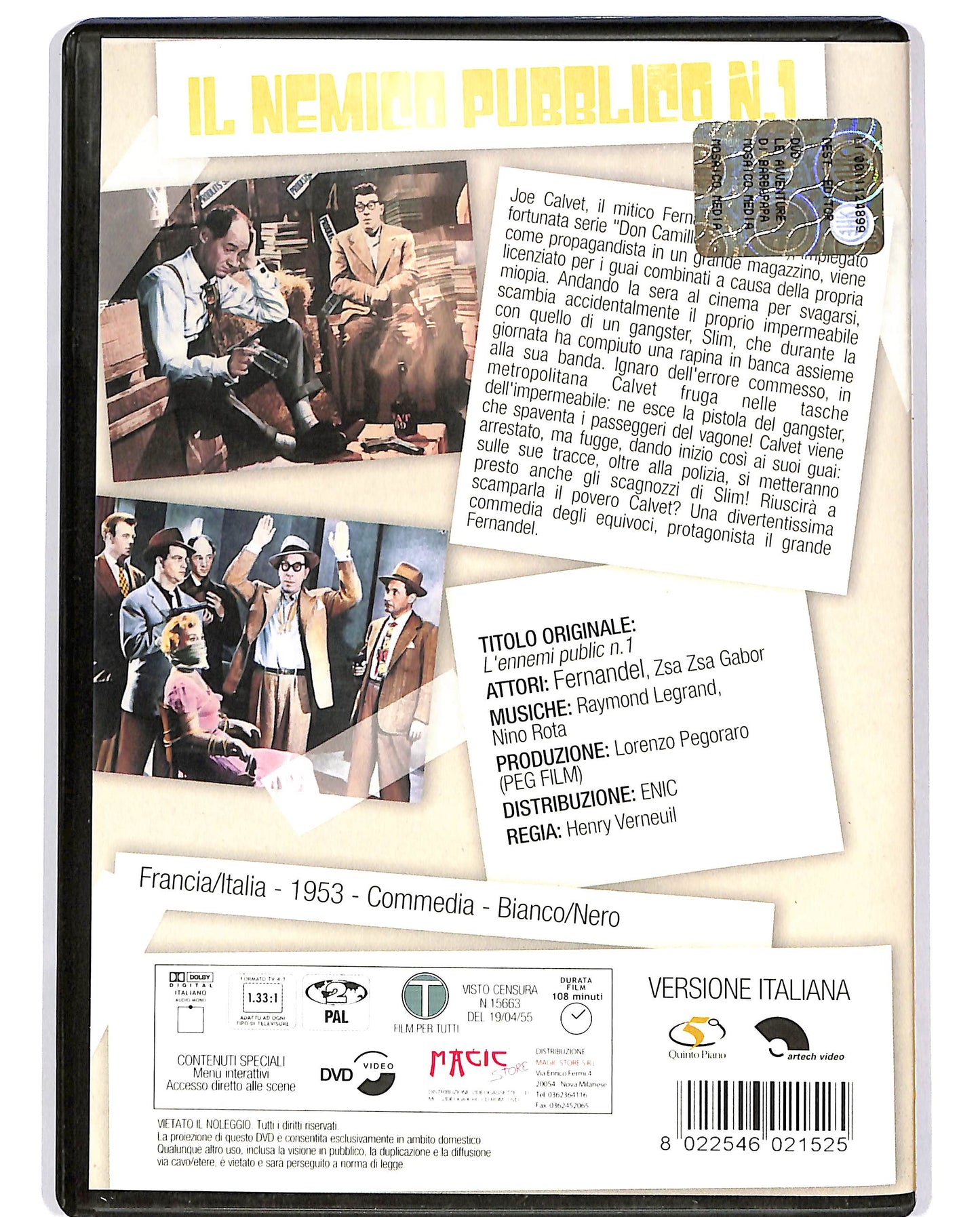 EBOND Il nemico pubblico n°1 DVD D702148