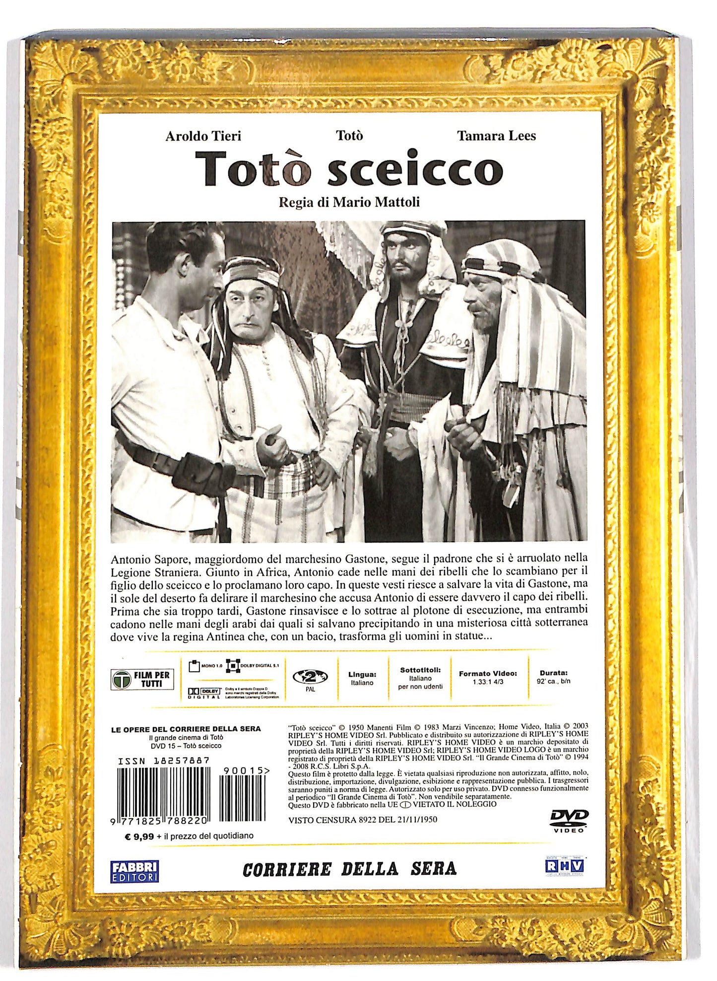 EBOND Cinema di Toto - Toto sceicco Volume 15 EDITORIALE DVD D702352