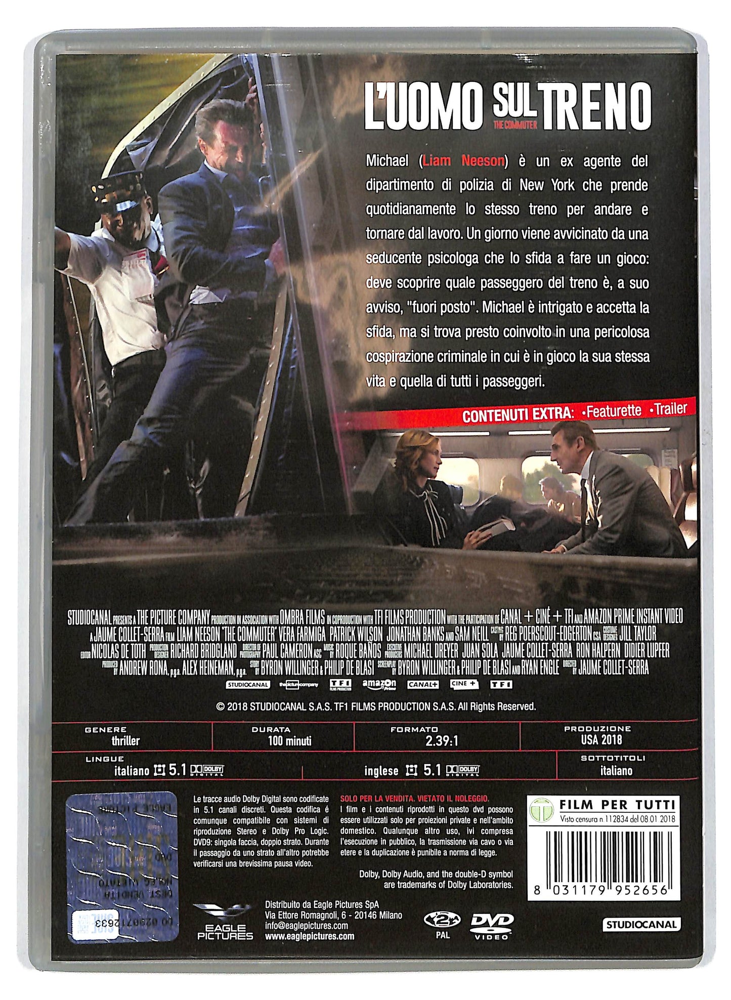EBOND L'uomo sul treno - The Commuter DVD D702626