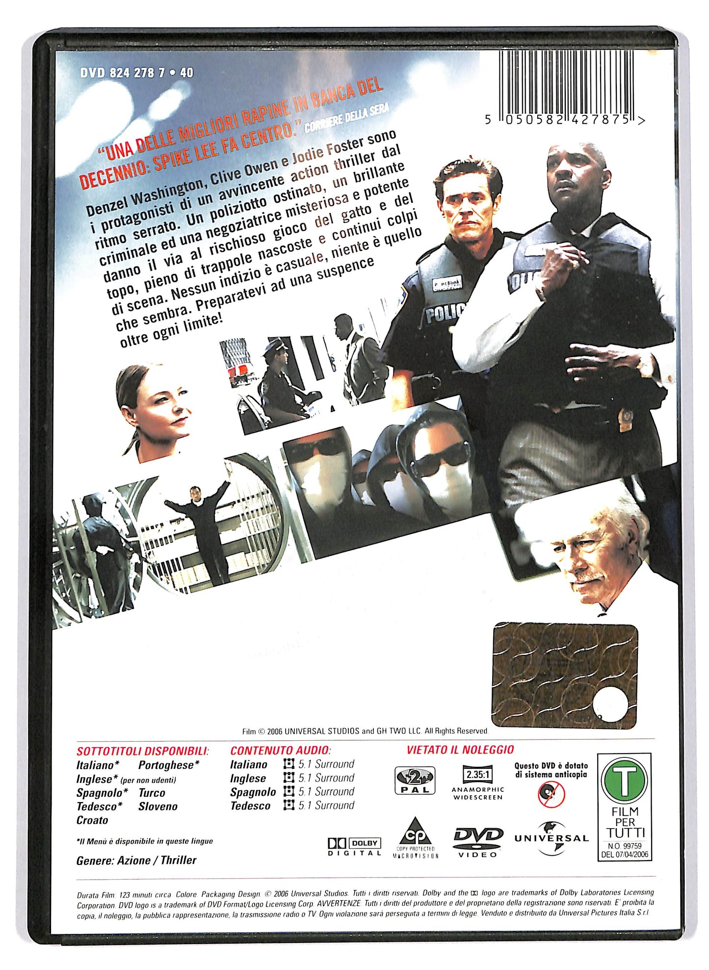 EBOND Inside Man DVD D702646