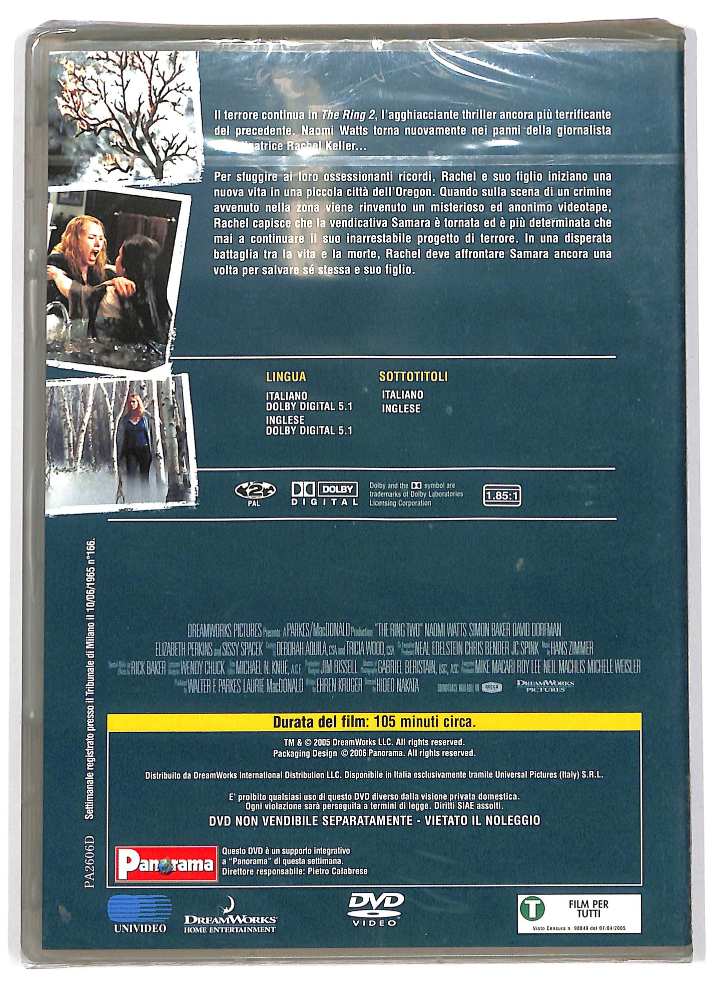 EBOND The Ring 2 EDITORIALE DVD D702659