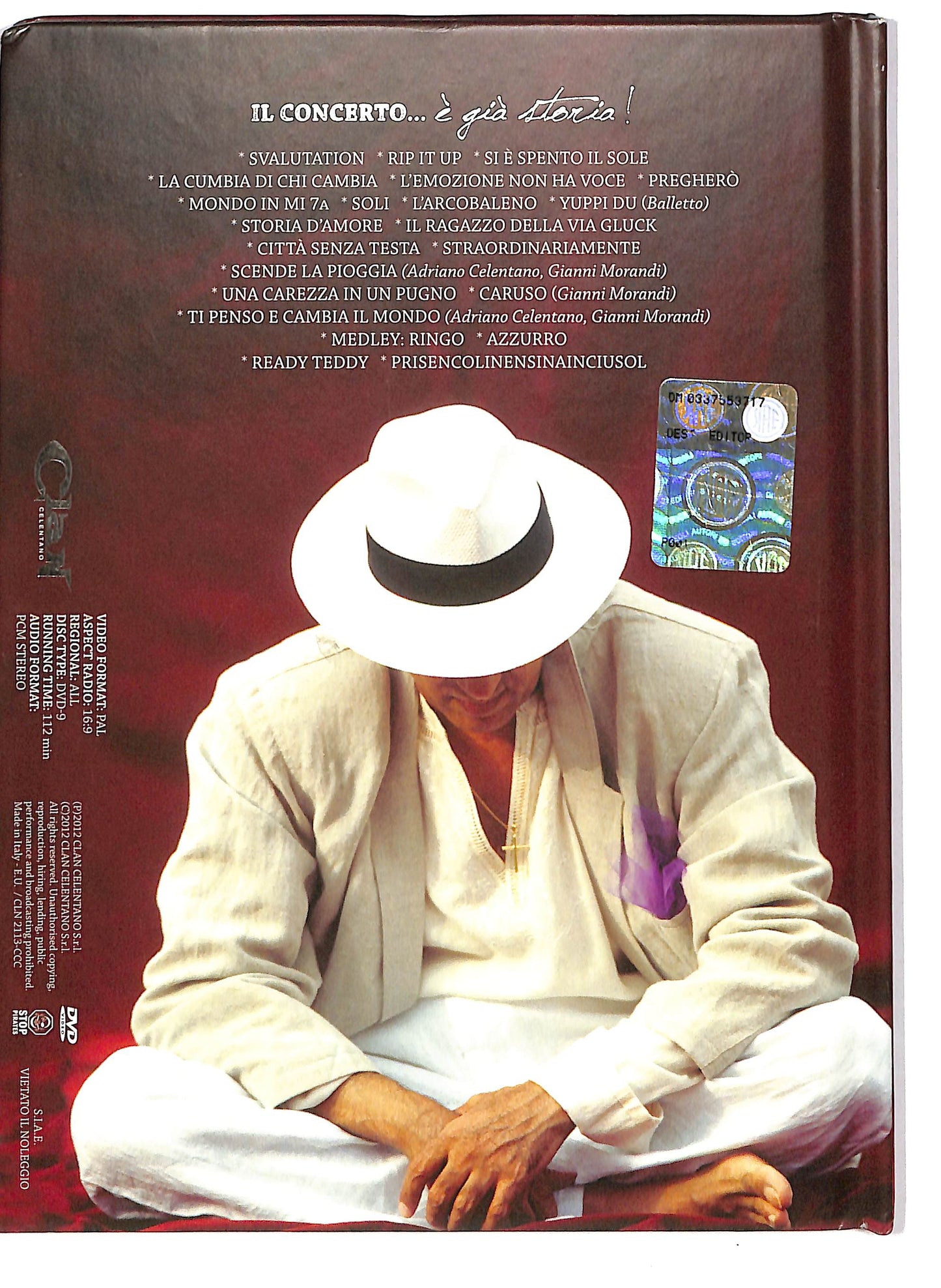 EBOND Adriano Live DIGIBOOK EDITORIALE DVD D702837