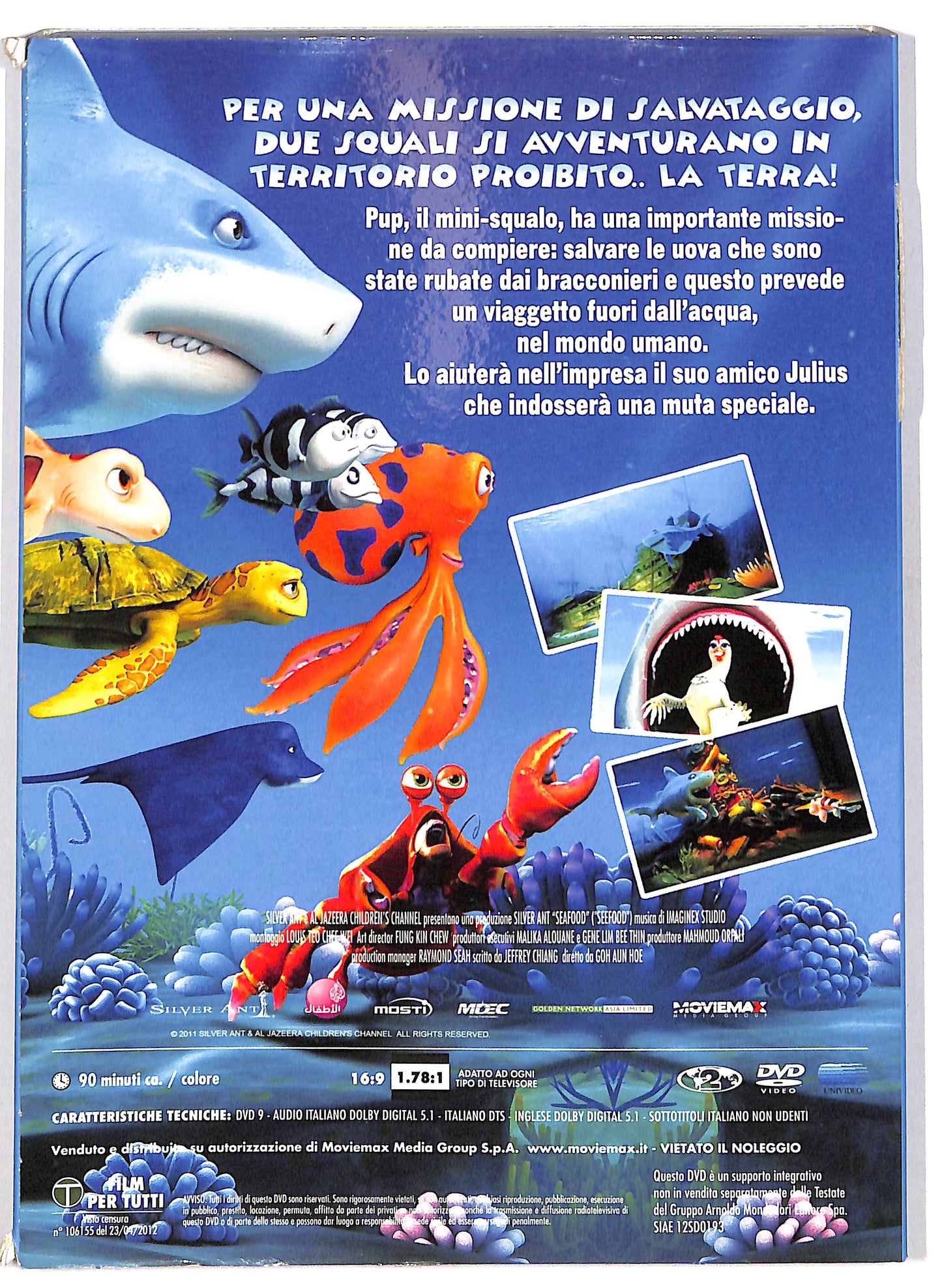 EBOND Seafood - Un pesce fuor d'acqua Slipcase EDITORIALE DVD D702960