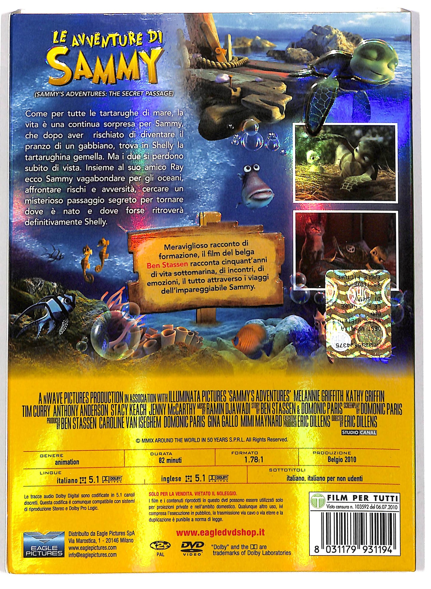 EBOND Le avventure di Sammy Slipcase DVD D703016
