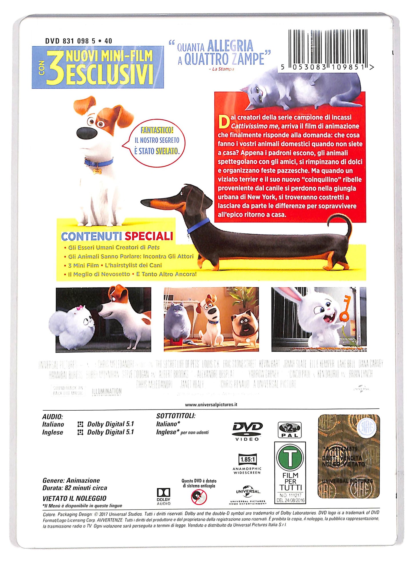 EBOND Pets - Vita da animali DVD D703025