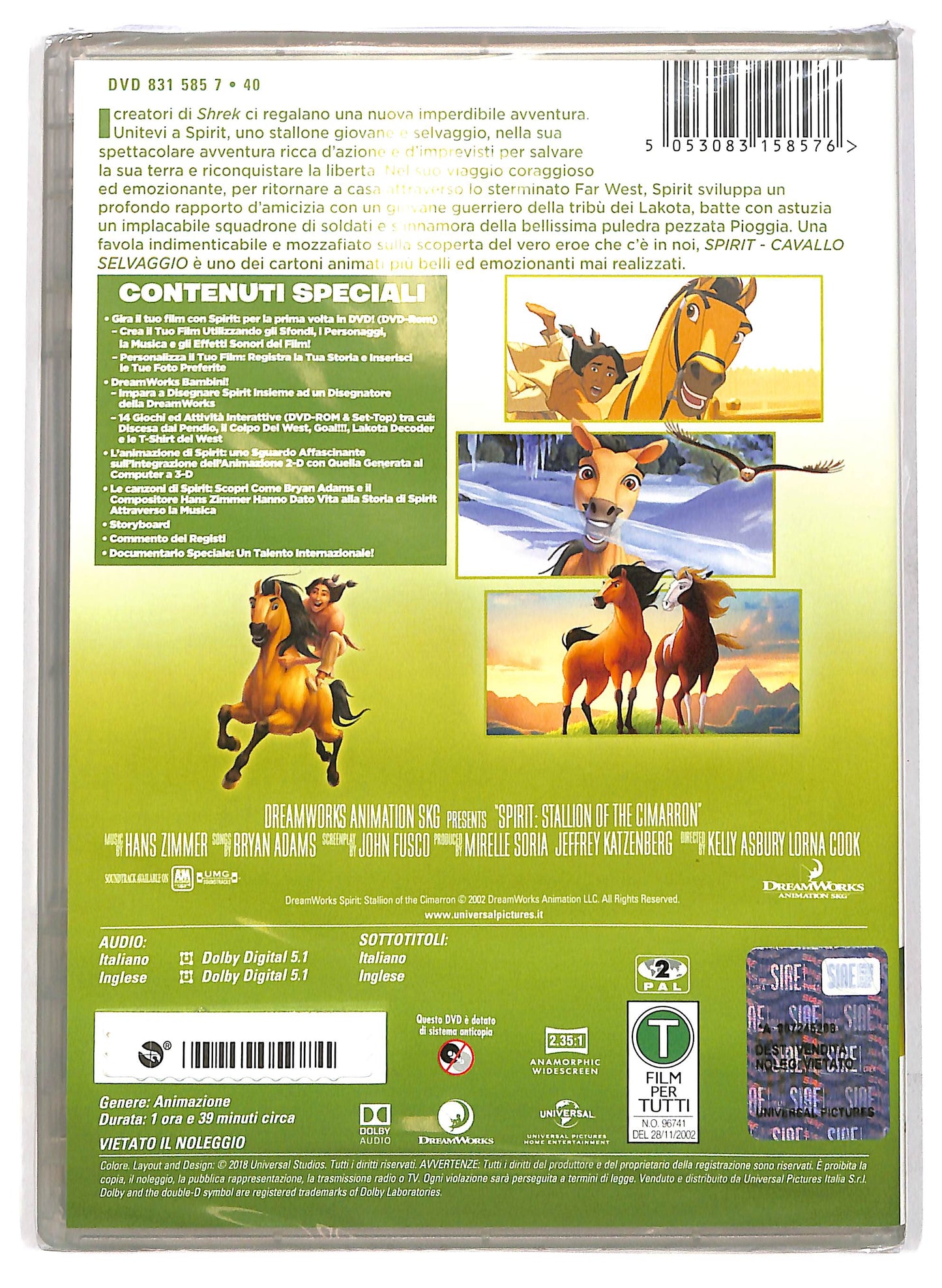 EBOND Spirit - Cavallo selvaggio DVD D703036