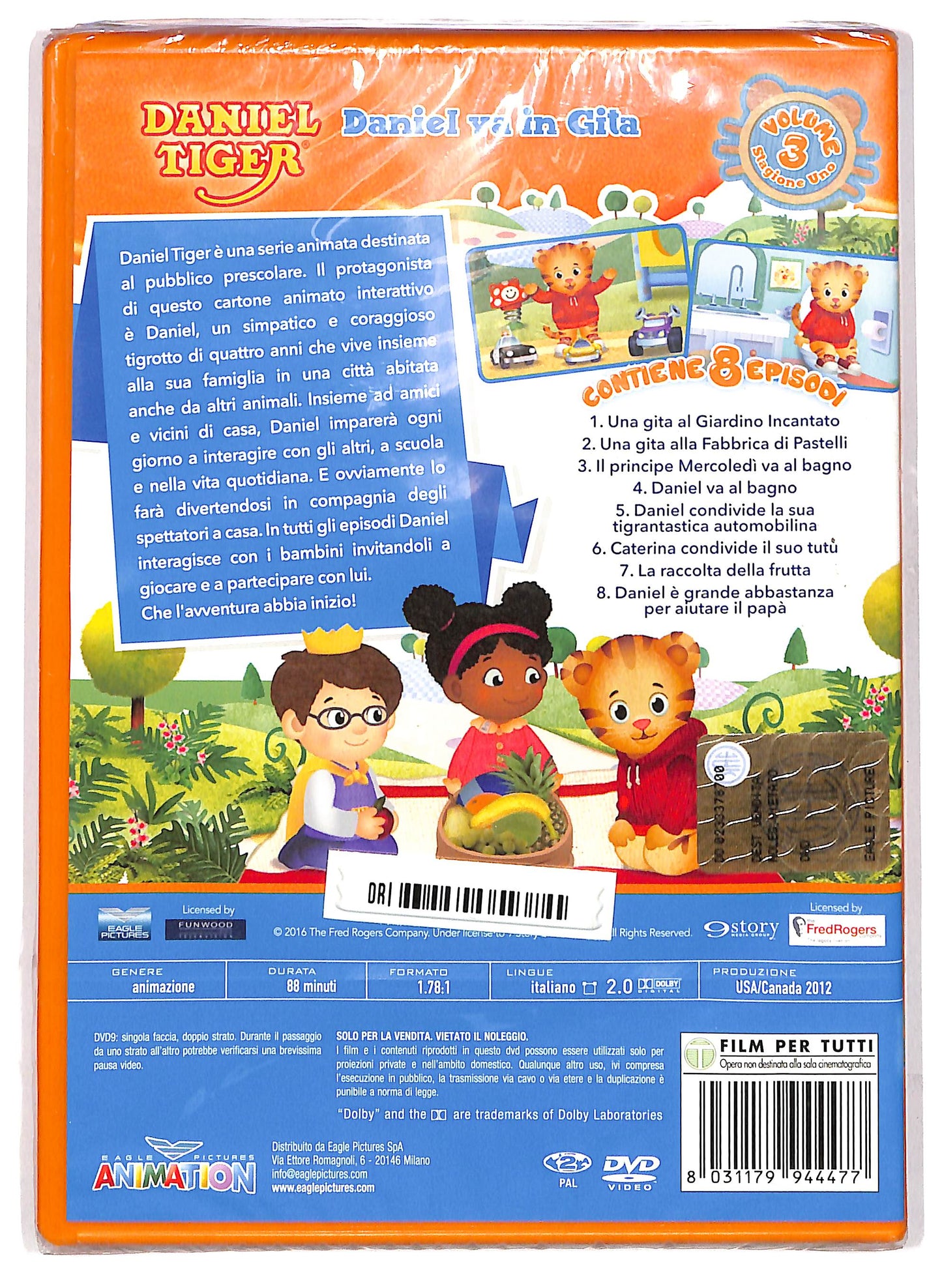 EBOND Daniel Tiger - Daniel Va In Gita DVD D703042