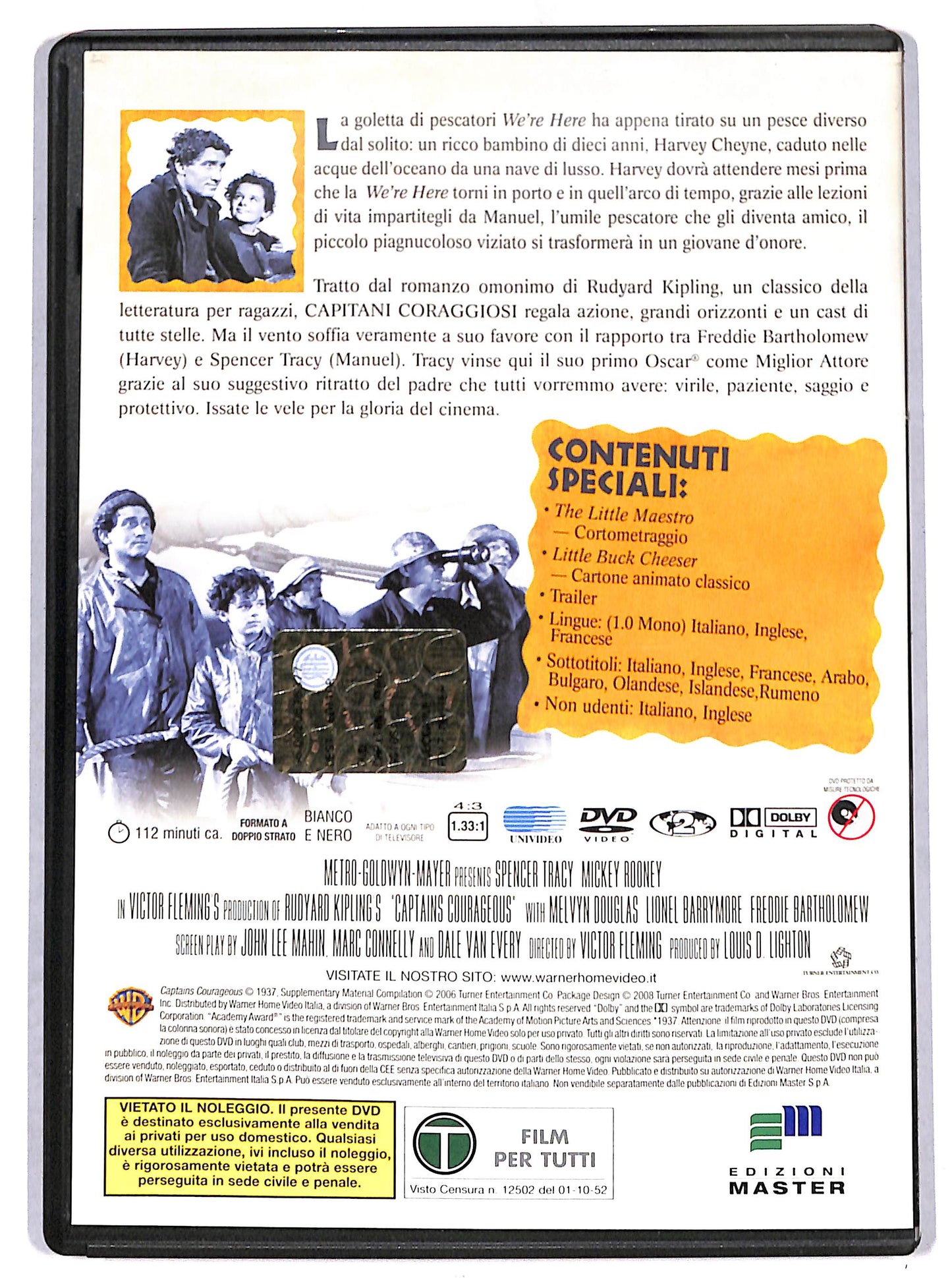 EBOND capitani coraggiosi EDITORIALE DVD D703125