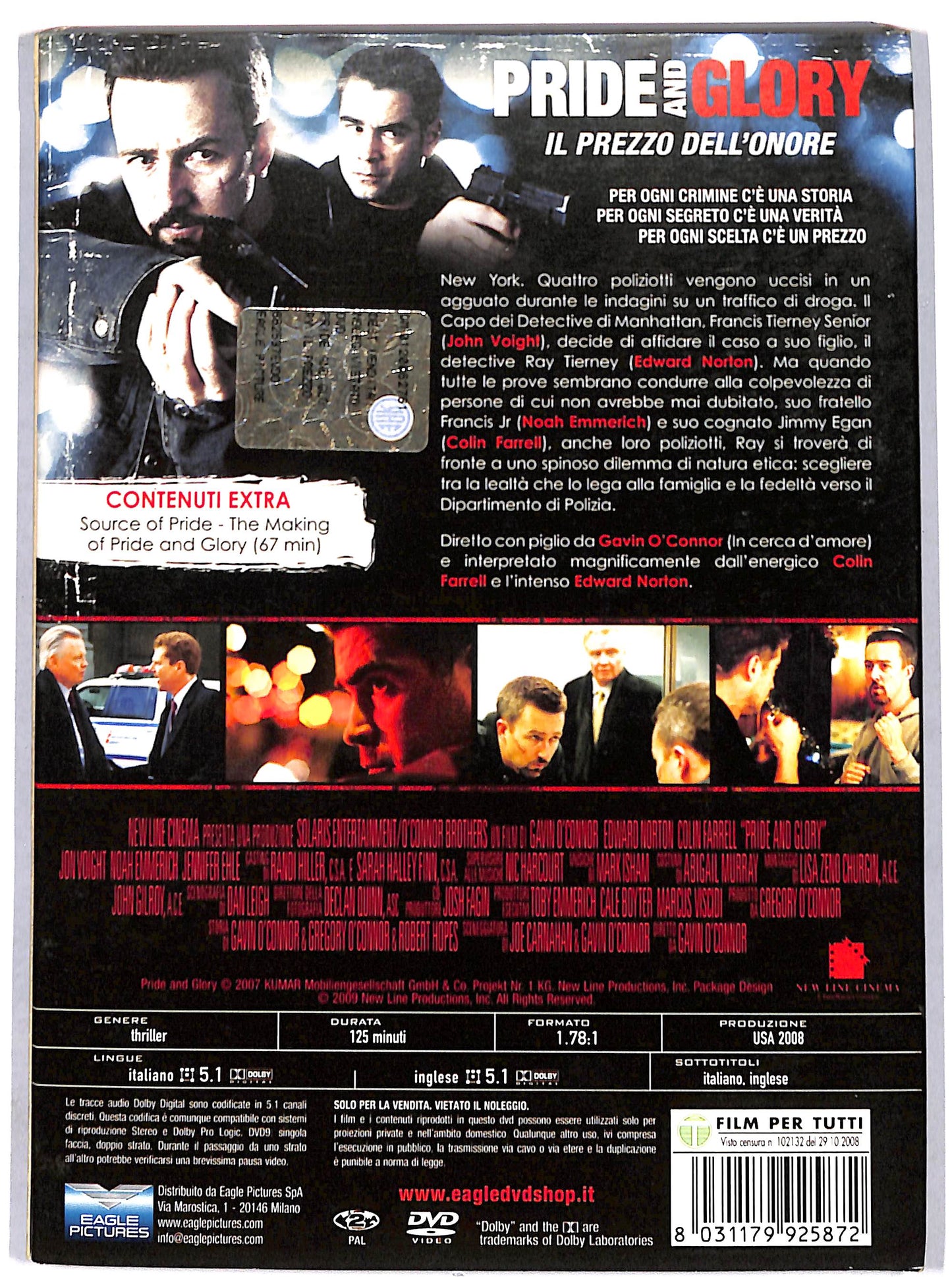 EBOND pride and glory DVD D703209