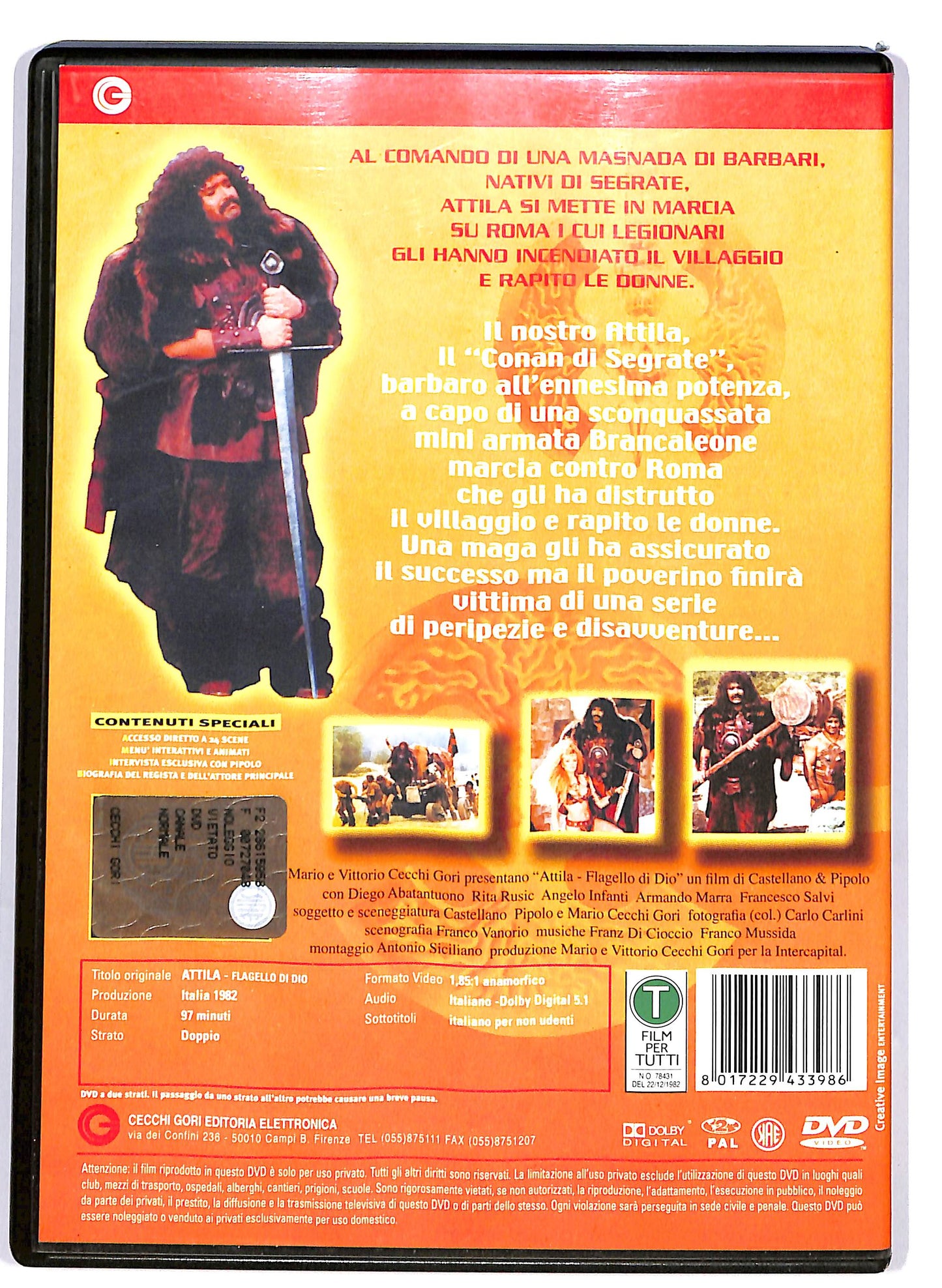 EBOND Attila Flagello di Dio DVD D703309