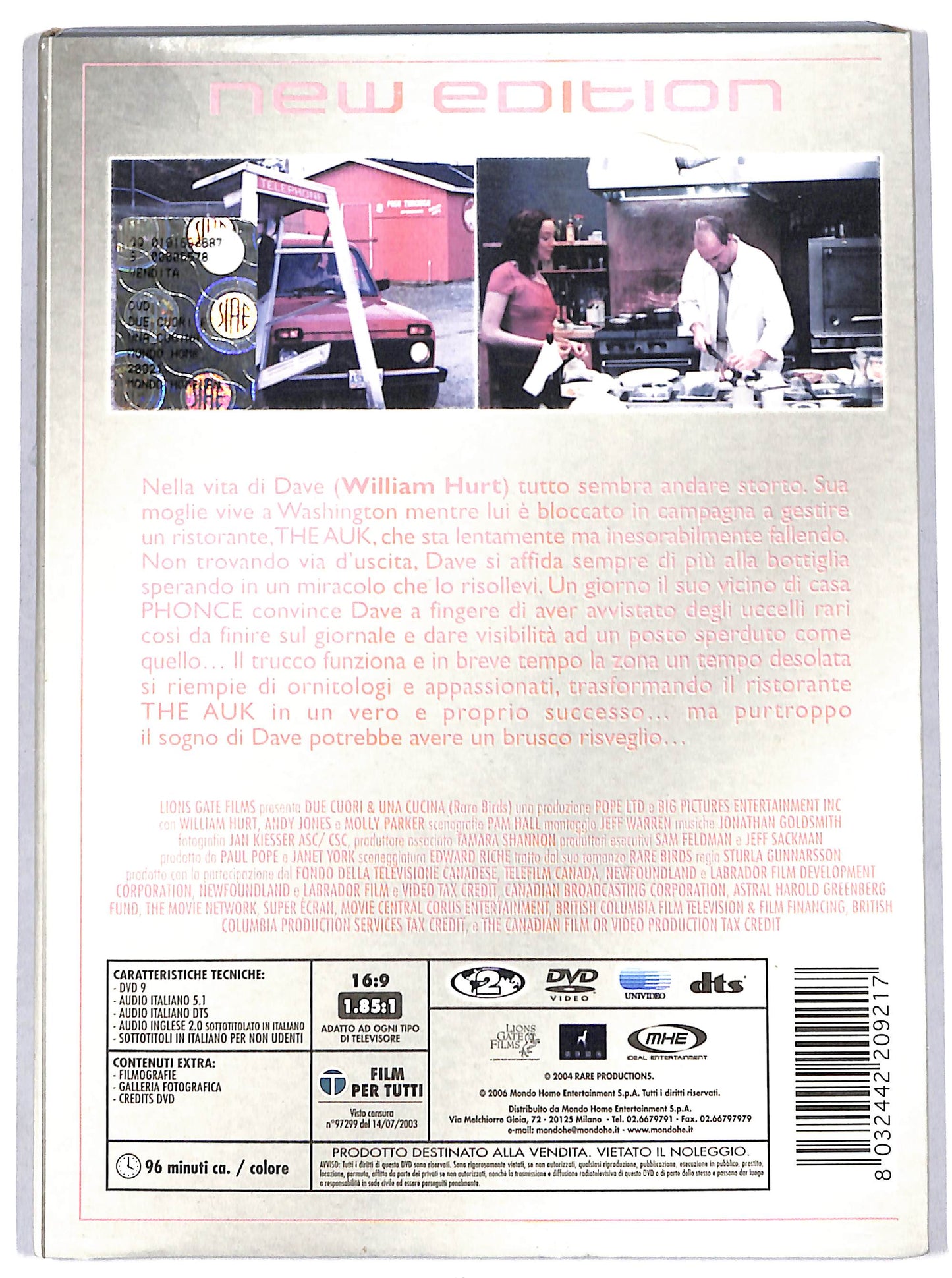 EBOND due cuori e una cucina DVD D703463