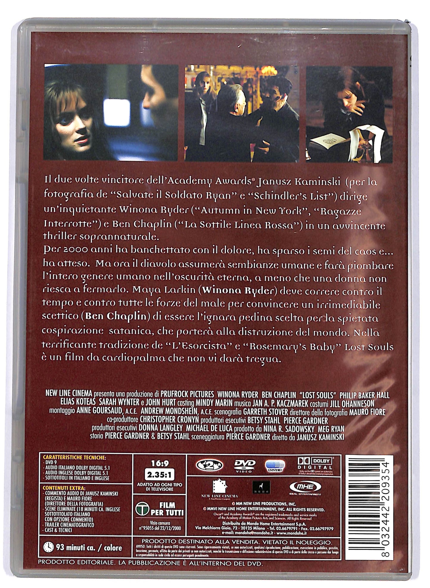 EBOND Lost Souls - La profezia EDITORIALE DVD D703501