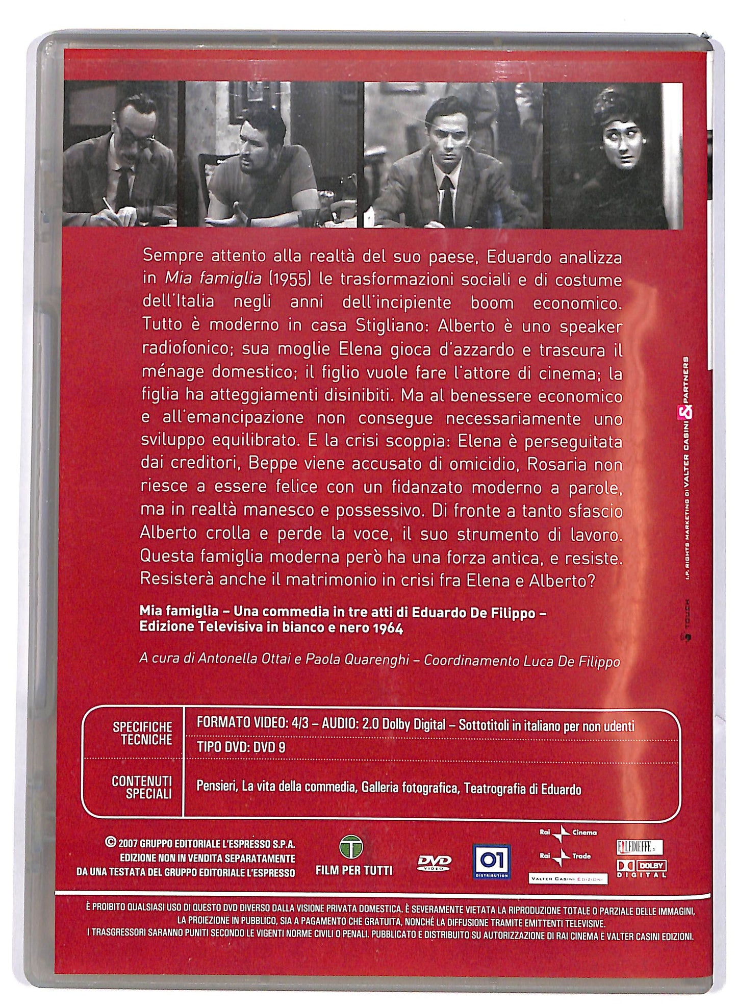 EBOND Le Commedie di Eduardo - Mia famiglia EDITORIALE DVD D703519