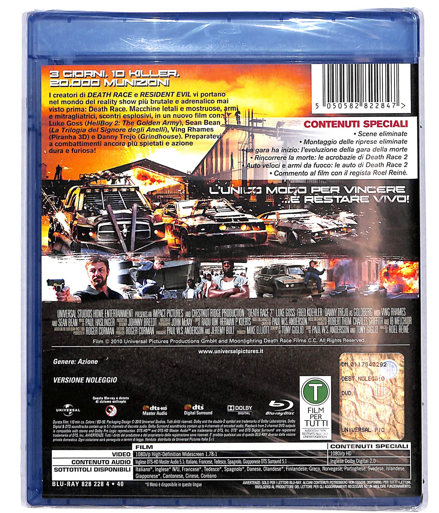 EBOND Death Race 2 NOLEGGIO BLURAY D703830