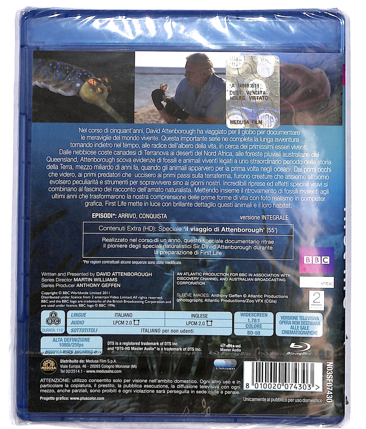 EBOND First Life L'origine della vita BLURAY D703833