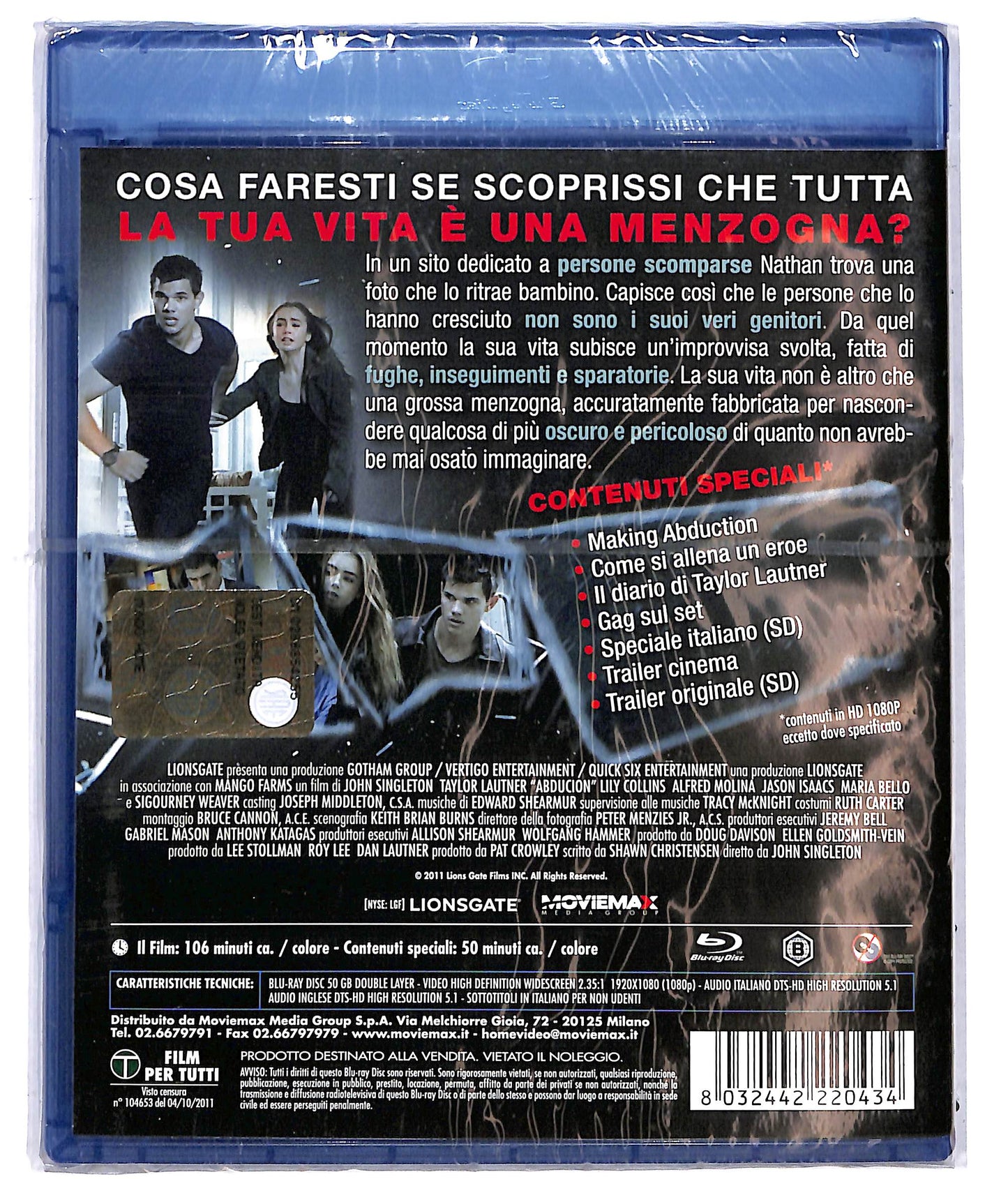 EBOND Abduction - Riprenditi la tua vita BLURAY D703836