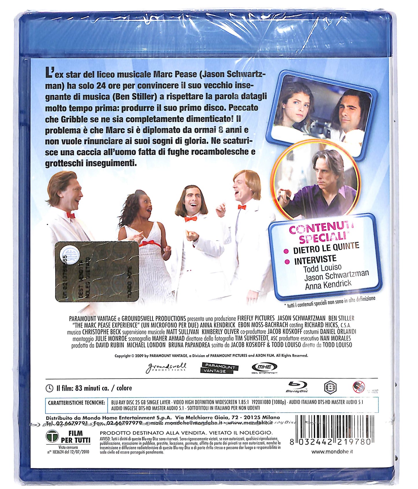 EBOND Un microfono per due BLURAY D703874