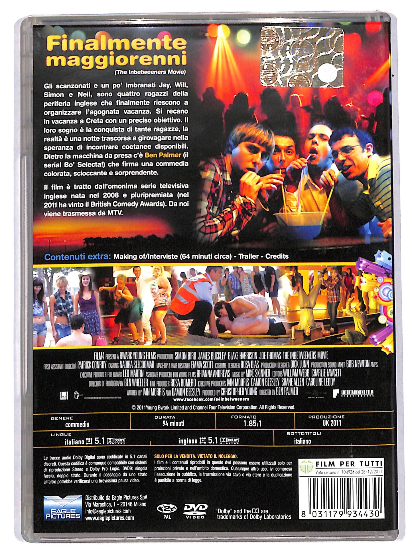 EBOND finalmente maggiorenni DVD D703930