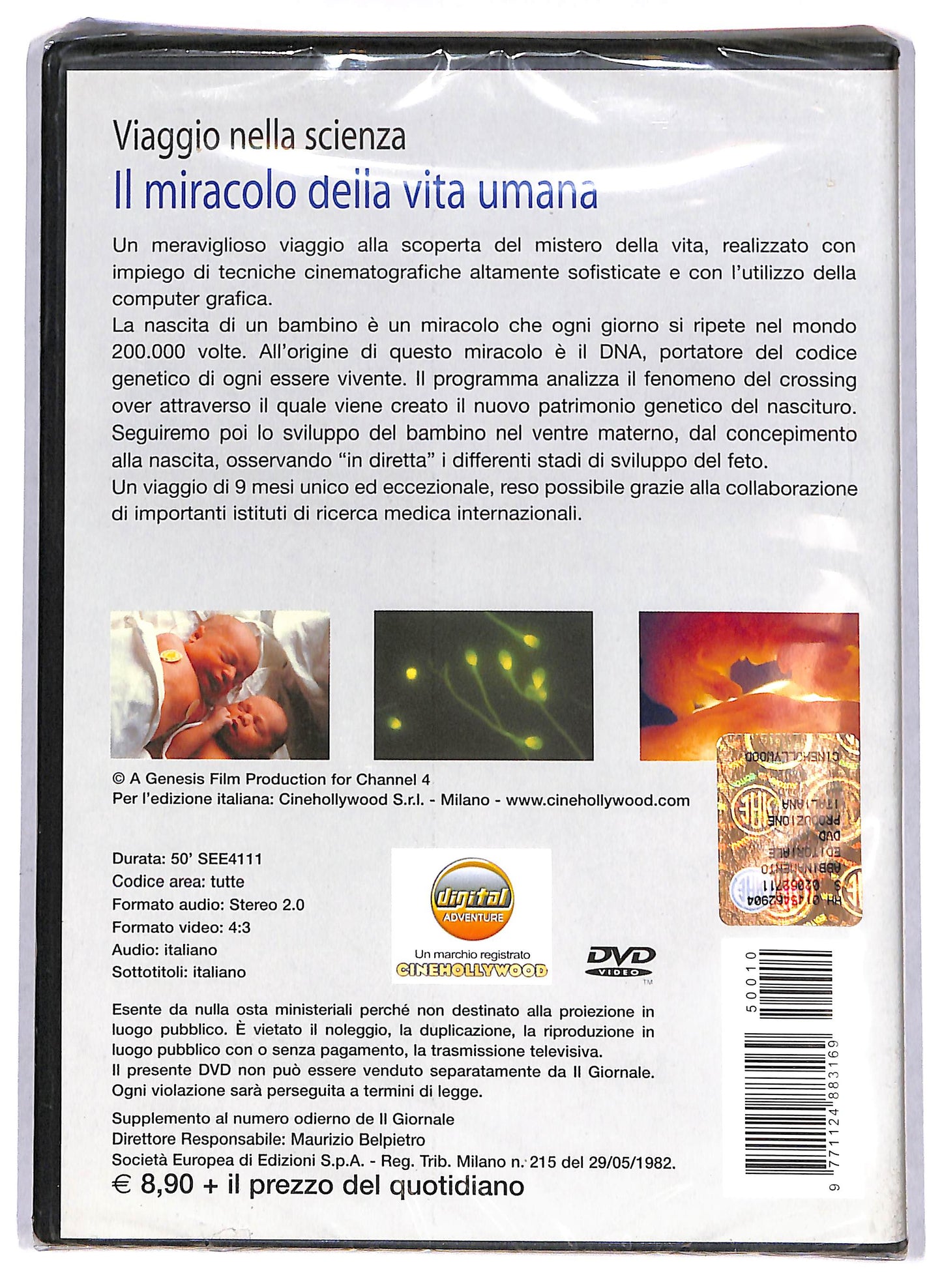 EBOND Il miracolo della vita umana vol 10 EDITORIALE DVD D704149