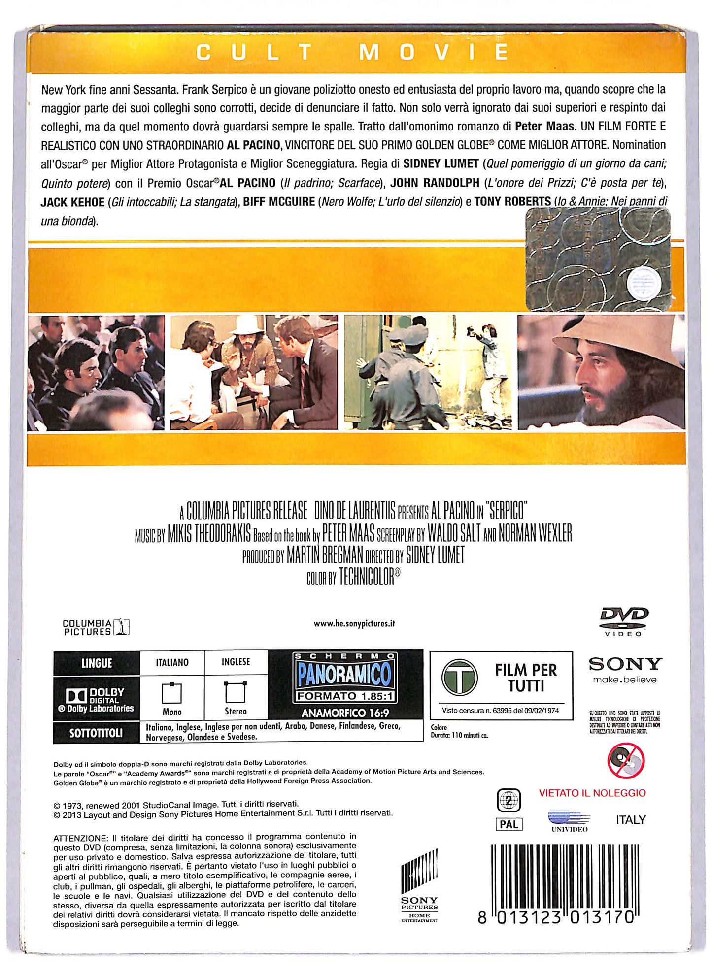 EBOND Serpico (Slipcase) DVD D704334
