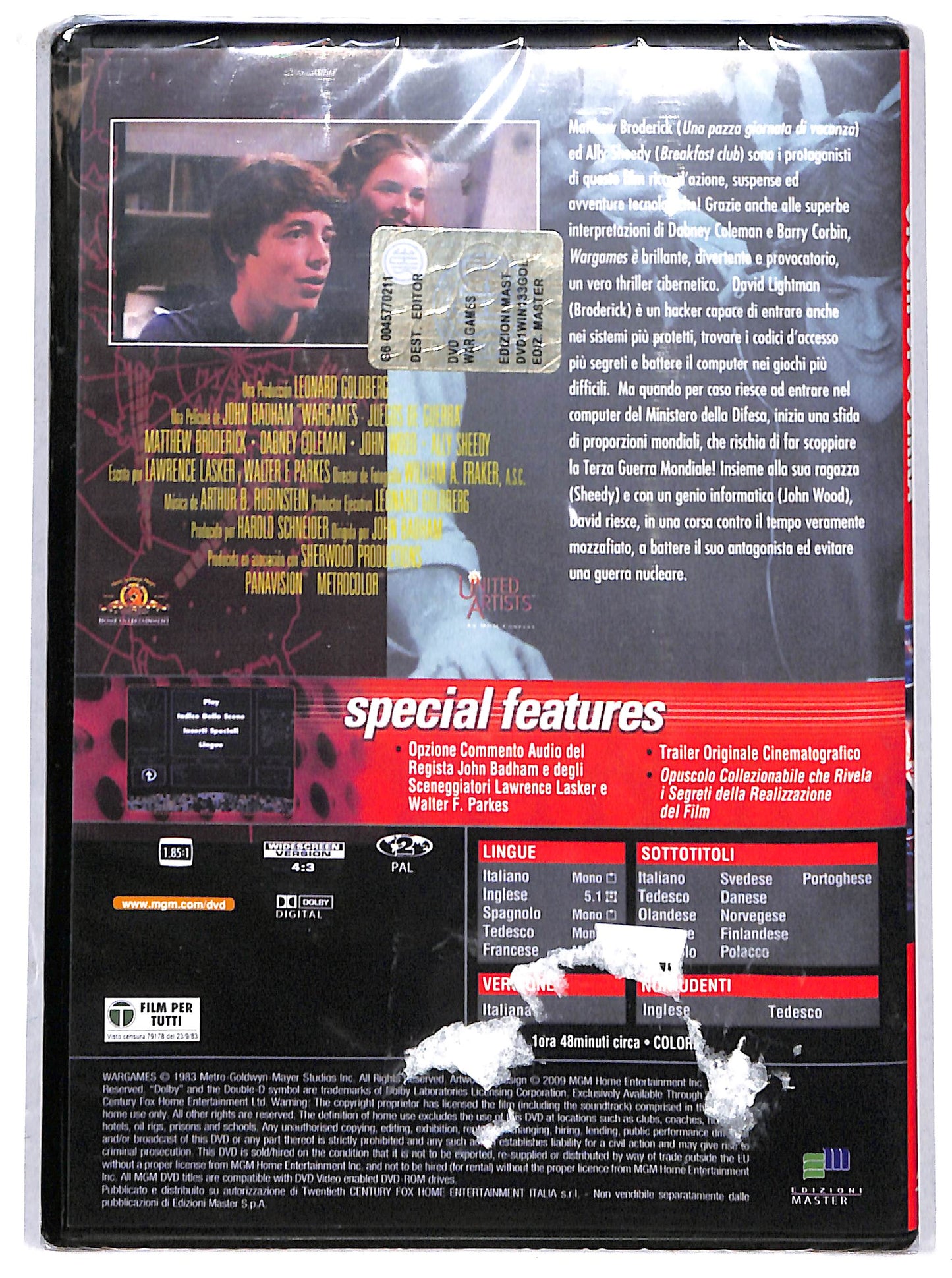 EBOND Wargames - Giochi di guerra EDITORIALE DVD D704641