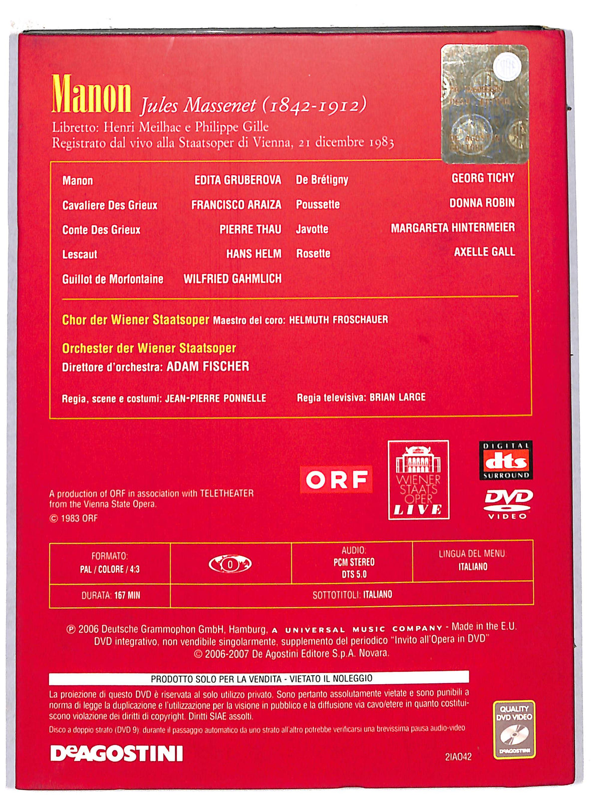 EBOND invito all'opera Vol 42 - Manon EDITORIALE DVD D705025