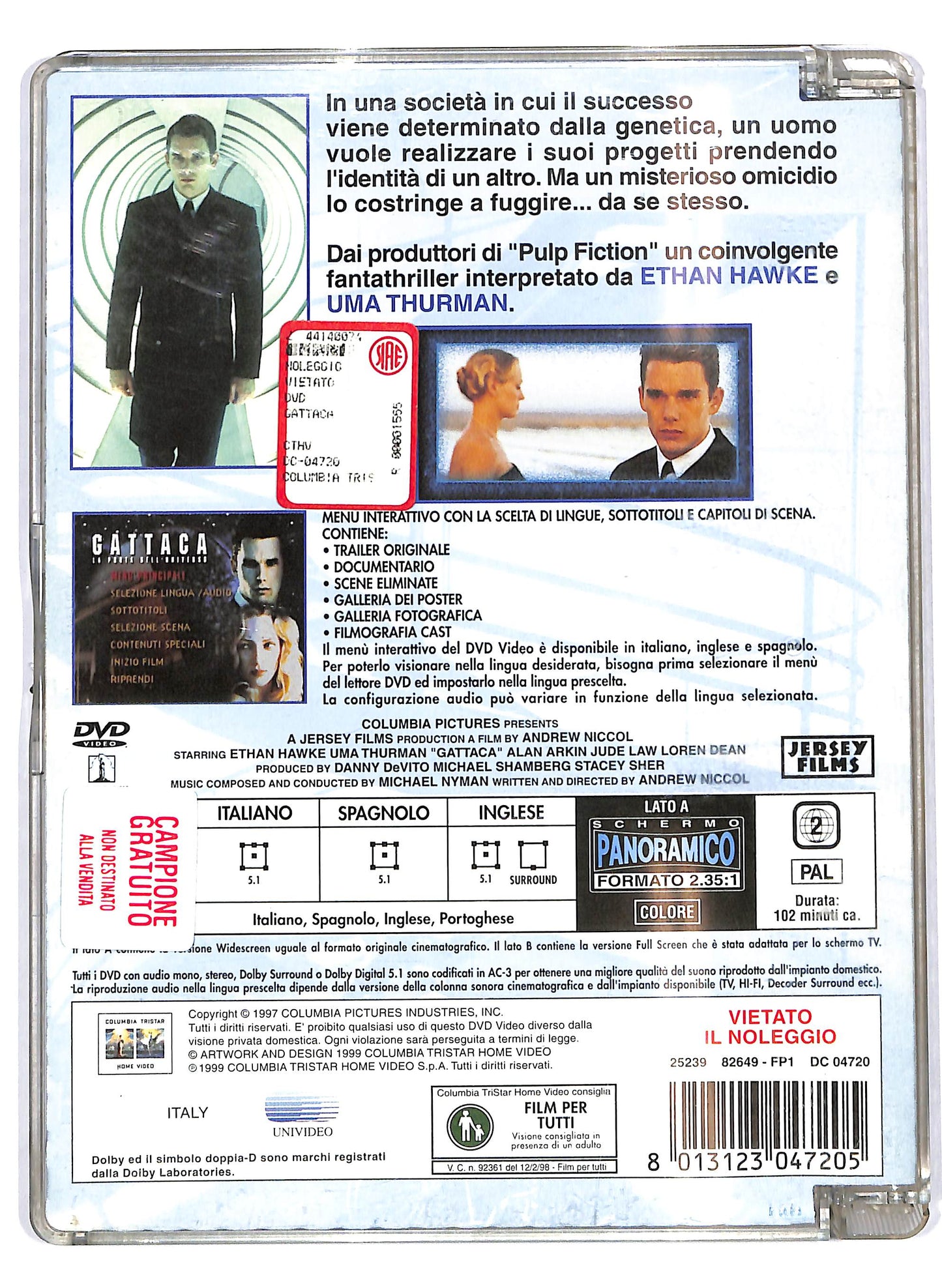 EBOND Gattaca - La porta dell'universo SJB DVD D705131