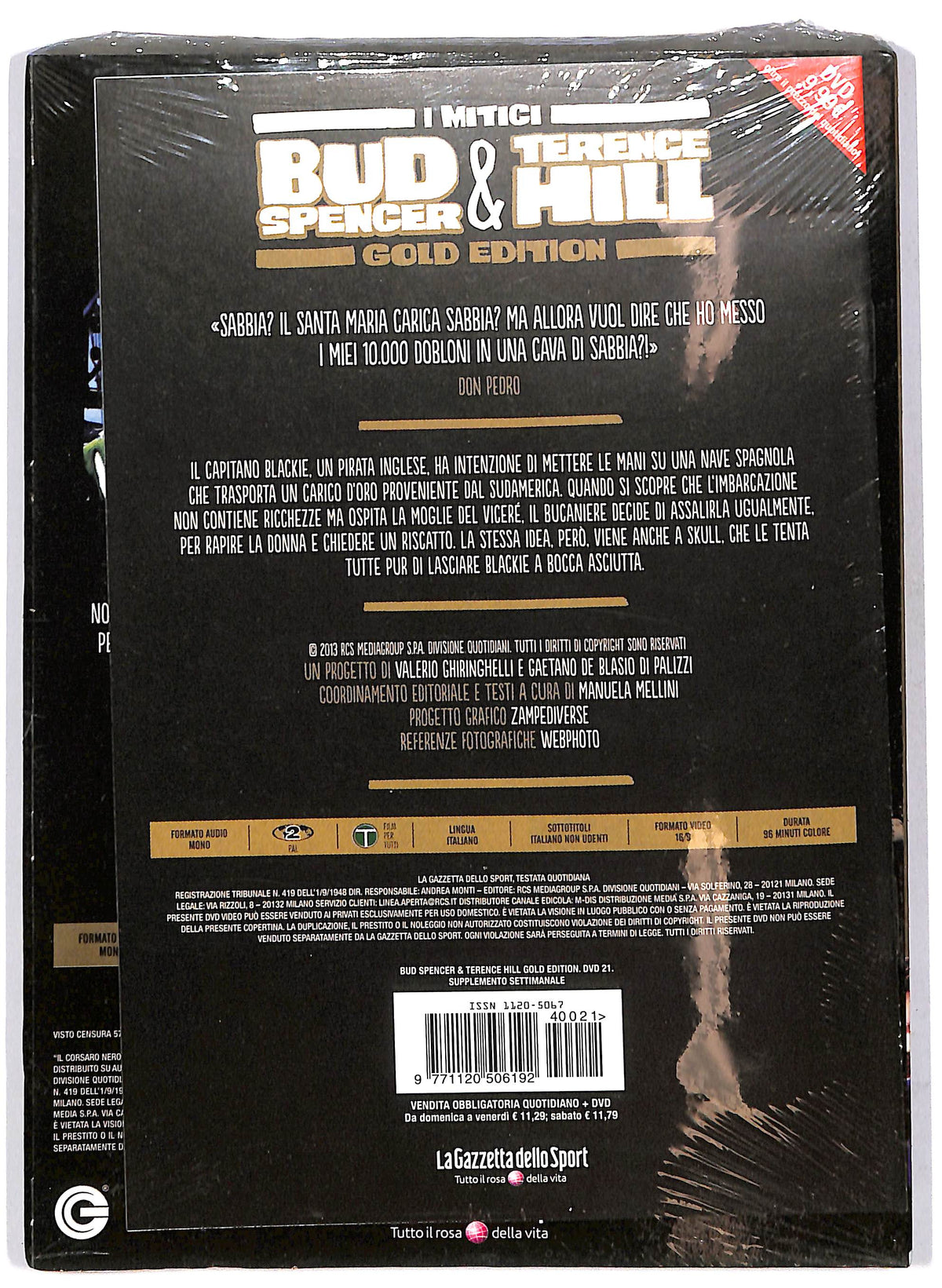 EBOND Il corsaro nero Volume 21 Slipcase EDITORIALE DVD D705213