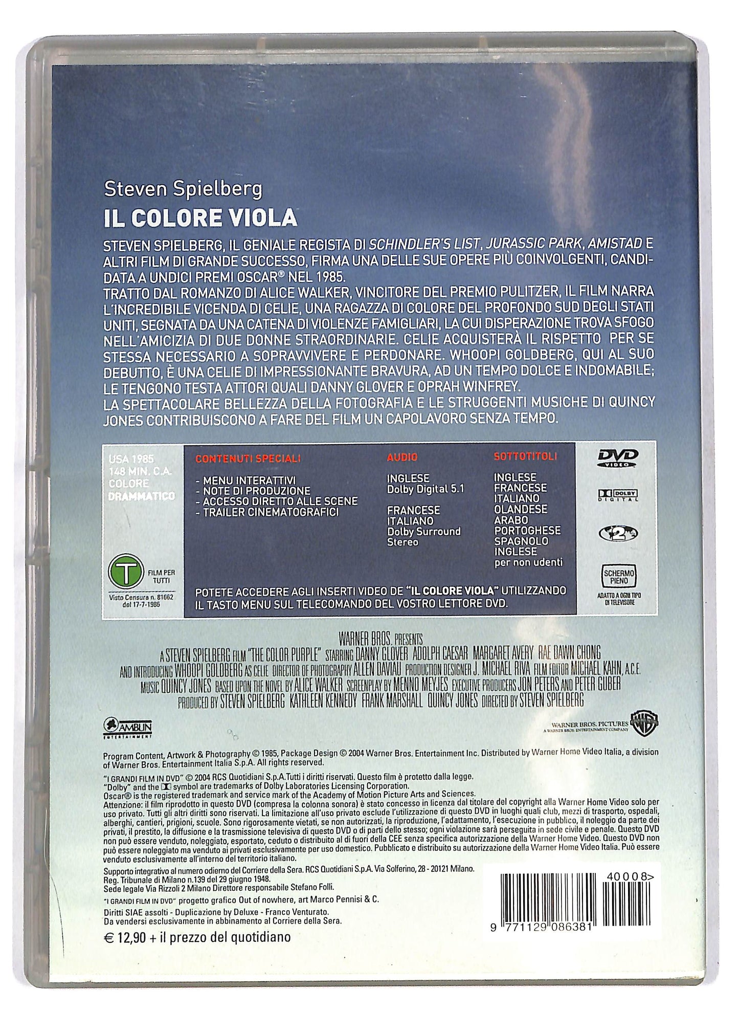 EBOND Il colore viola Volume 8 EDITORIALE DVD D705246