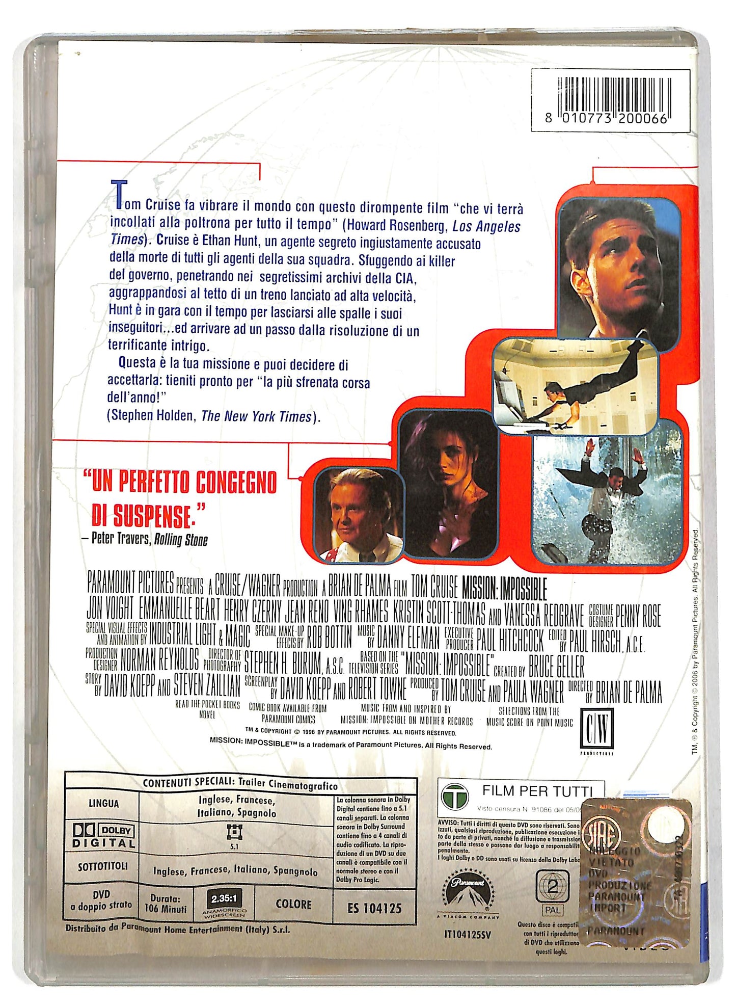 EBOND Mission: Impossible DVD D705324