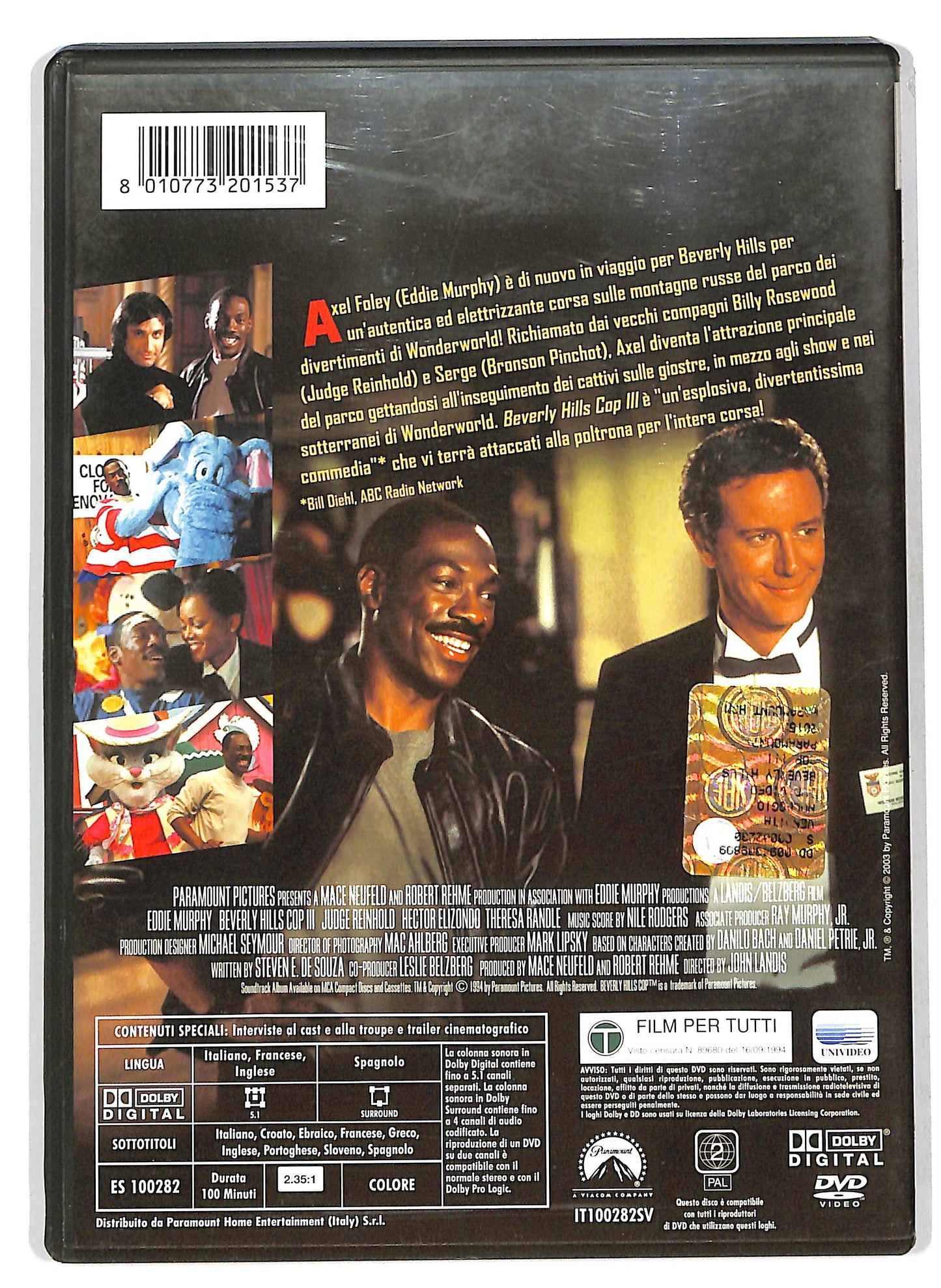 EBOND Beverly Hills Cop III DVD D705326