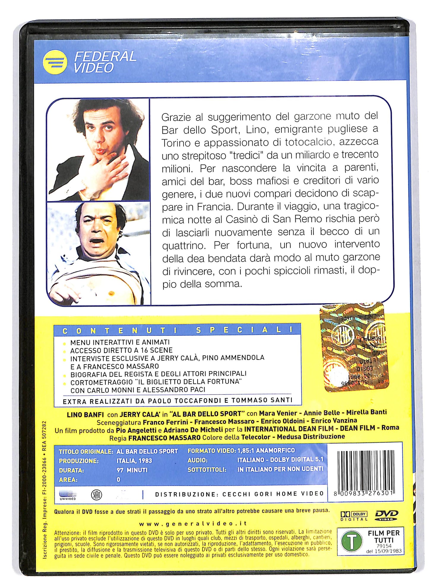 EBOND Al bar dello sport DVD D705360