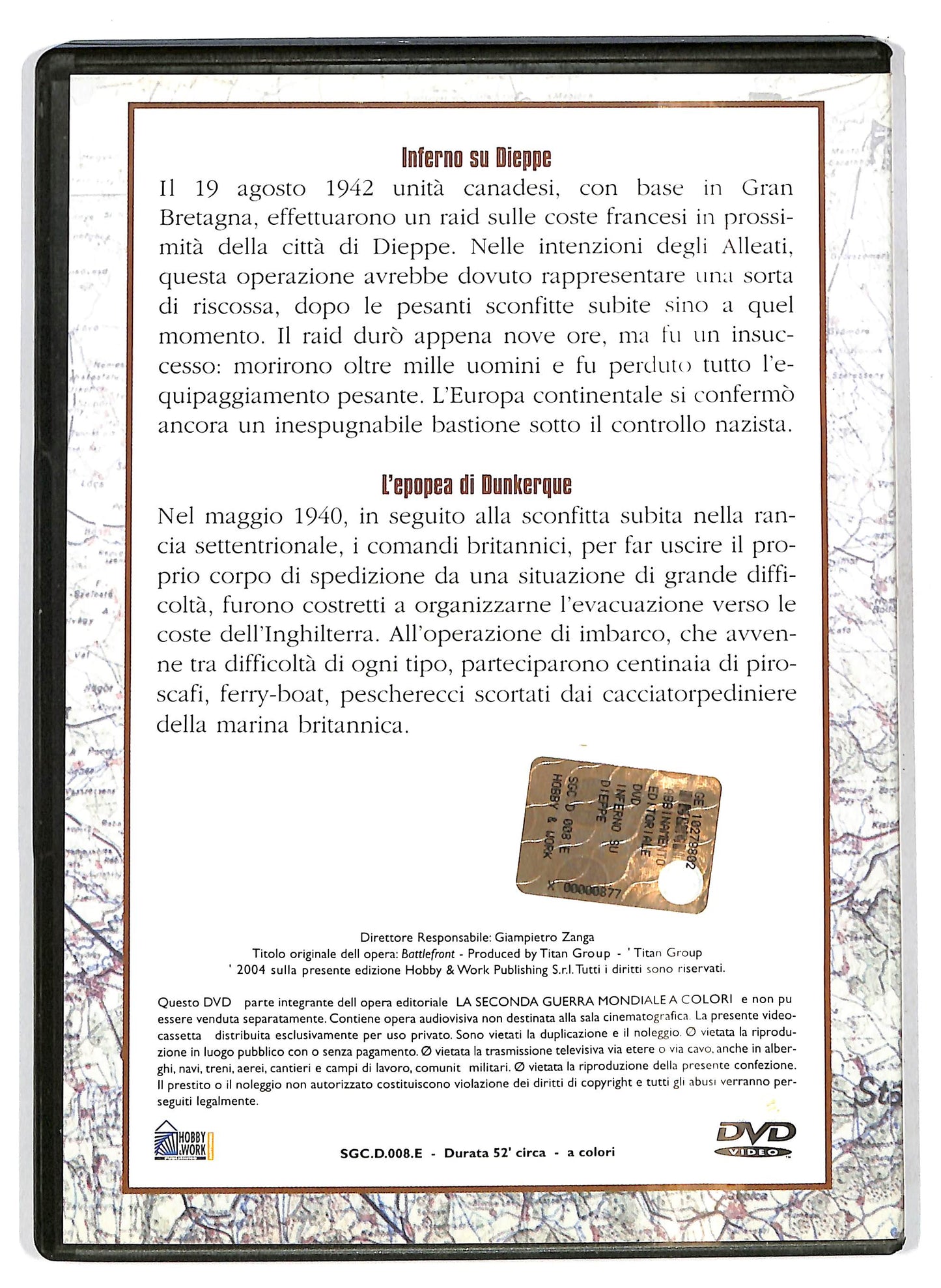 EBOND Inferno su Dieppe - L'epopea di Dunkeque EDITORIALE DVD D705529
