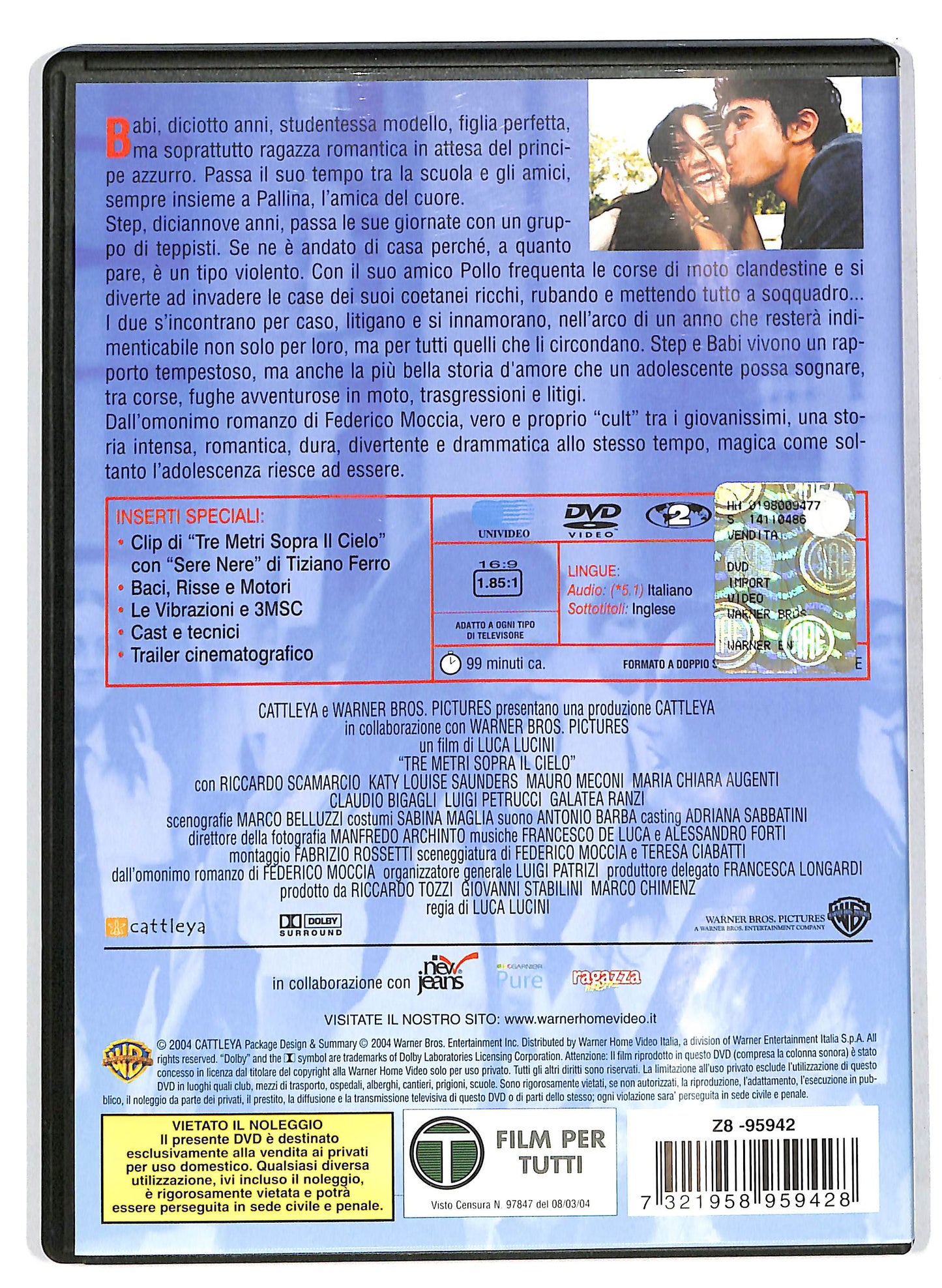 EBOND Tre metri sopra il cielo DVD D705556