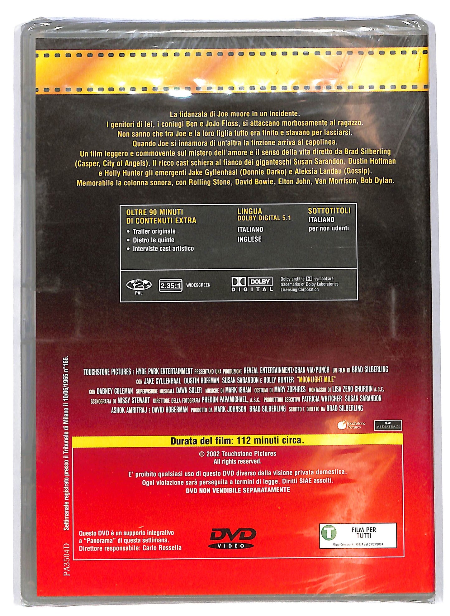 EBOND Moonlight mile - Voglia di ricominciare EDITORIALE DVD D705724